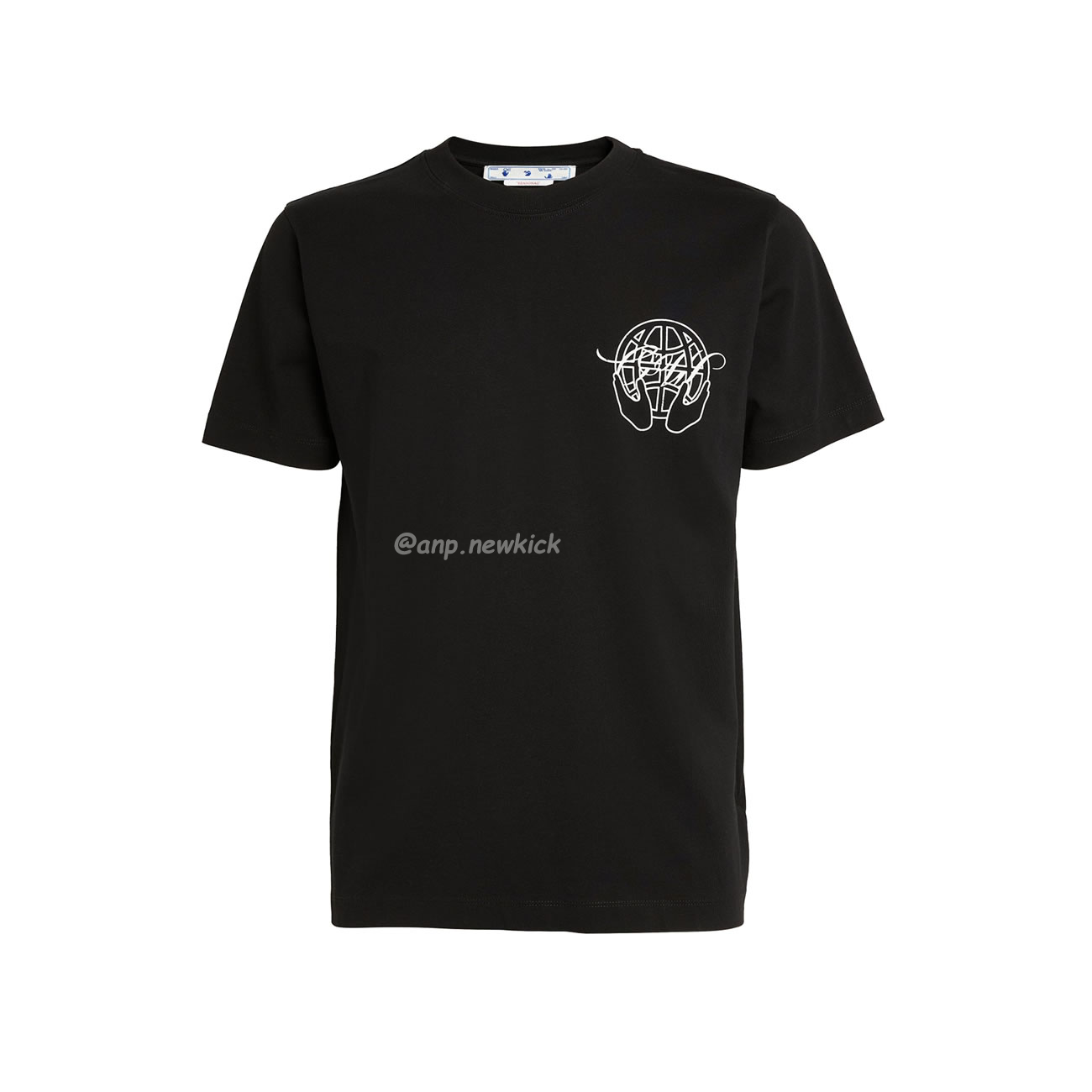 Off White Hand Arrow Tee White Black (10) - www.newkick.org Off White Hand Arrow Tee White Black (10) - www.newkick.org