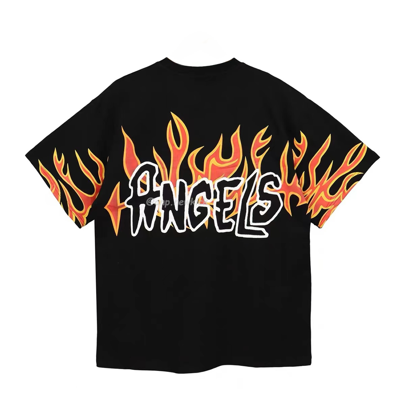 Palm Angels Graffiti Flame T Shirt Shorts Black White (13) - www.newkick.org Palm Angels Graffiti Flame T Shirt Shorts Black White (13) - www.newkick.org