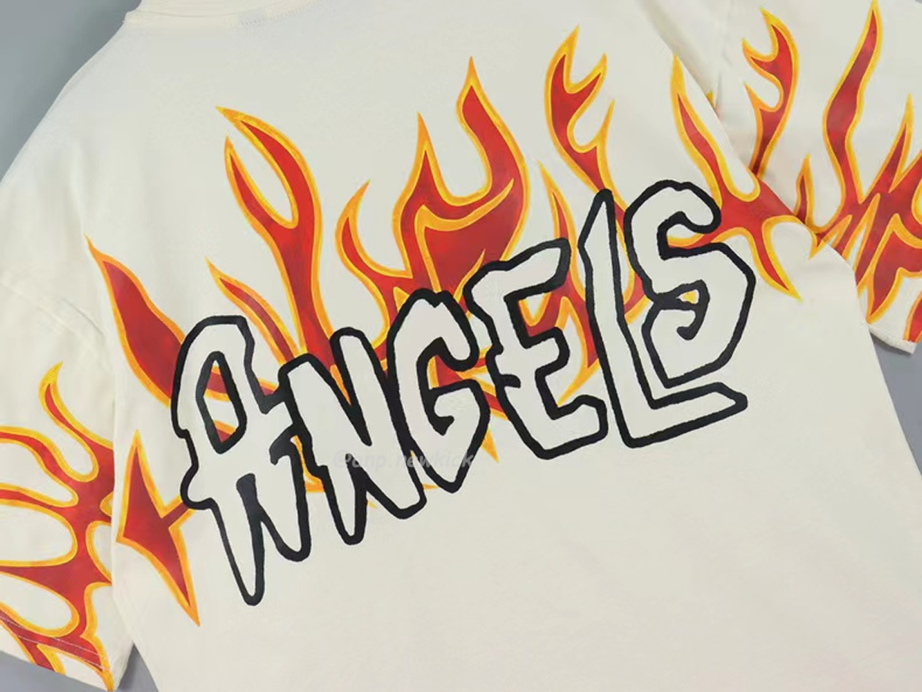 Palm Angels Graffiti Flame T Shirt Shorts Black White (19) - www.newkick.org Palm Angels Graffiti Flame T Shirt Shorts Black White (19) - www.newkick.org