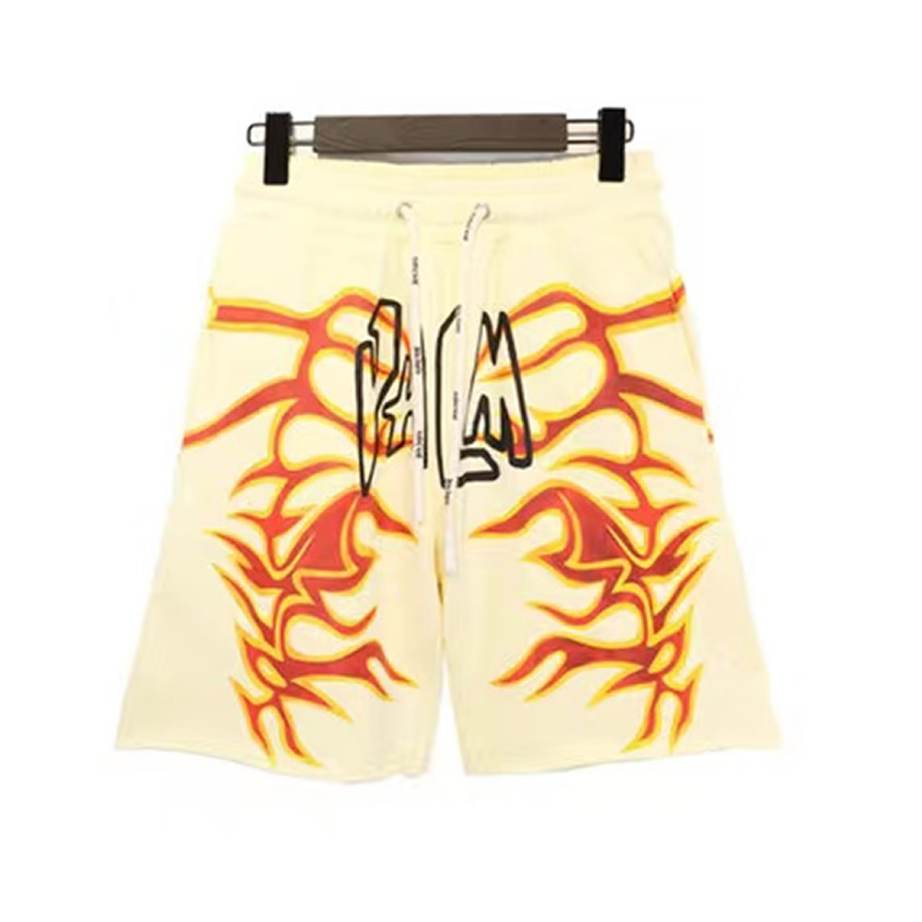 Palm Angels Graffiti Flame T Shirt Shorts Black White (26) - www.newkick.org Palm Angels Graffiti Flame T Shirt Shorts Black White (26) - www.newkick.org
