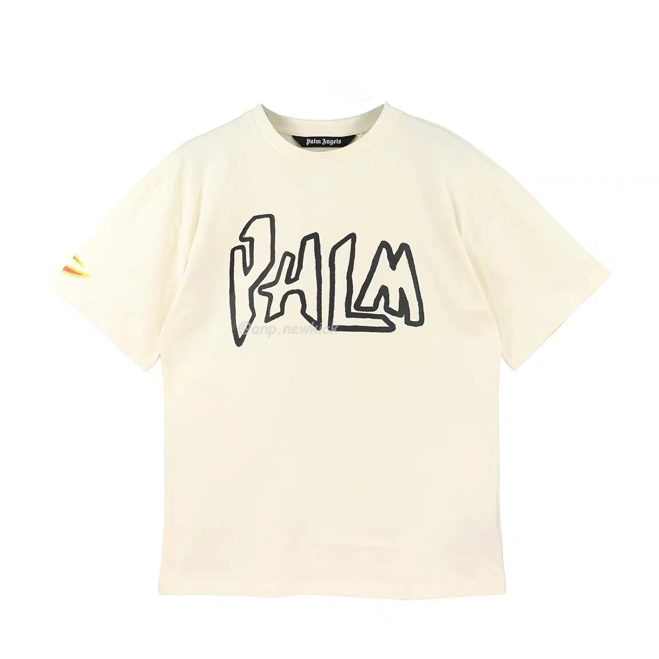 Palm Angels Graffiti Flame T Shirt Shorts Black White (7) - www.newkick.org Palm Angels Graffiti Flame T Shirt Shorts Black White (7) - www.newkick.org