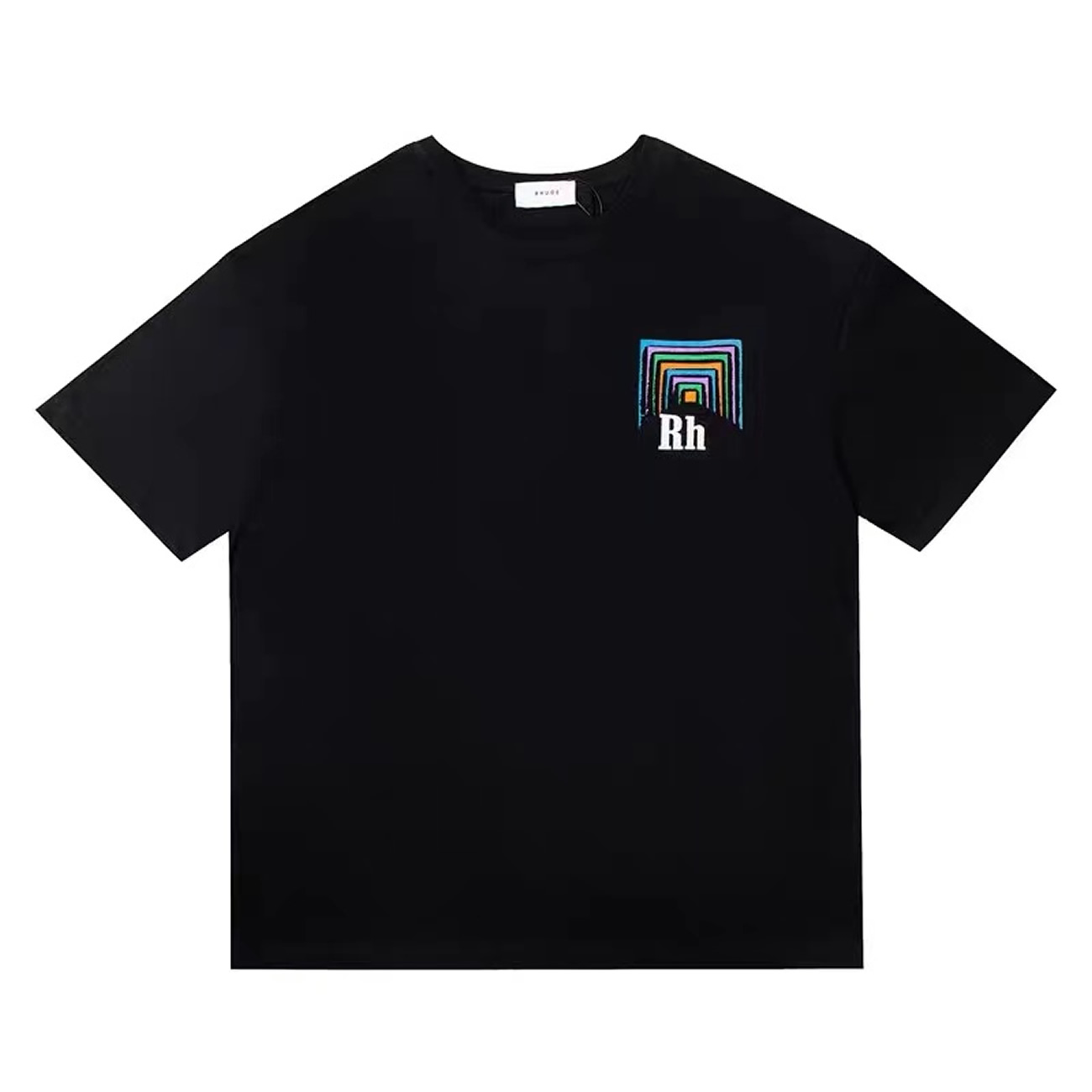 Rhude Loose T Shirts Men Top Cotton Horse Steed Print Short Sleev (3) - www.newkick.org