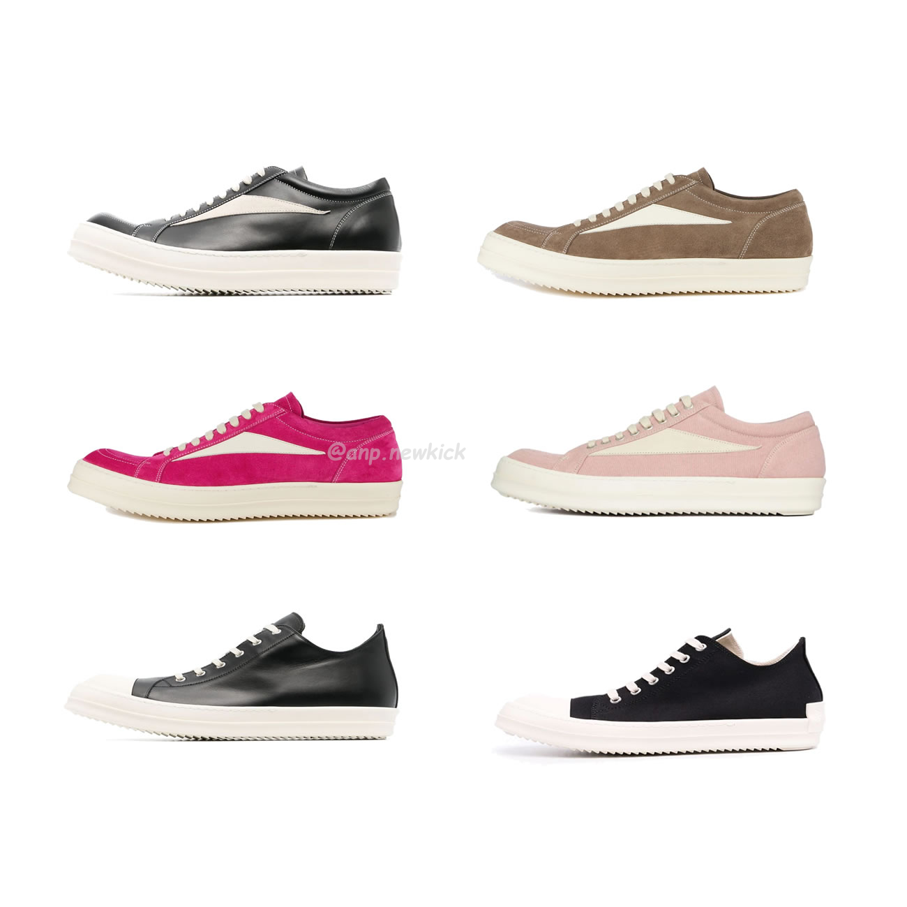 Rick Owens Leather Low Top Vintage Sneakers Suede Canvas Black Taupe Grey Faded Pnk Pearl Milk Dark Dust (1) - www.newkick.org Rick Owens Leather Low Top Vintage Sneakers Suede Canvas Black Taupe Grey Faded Pnk Pearl Milk Dark Dust (1) - www.newkick.org