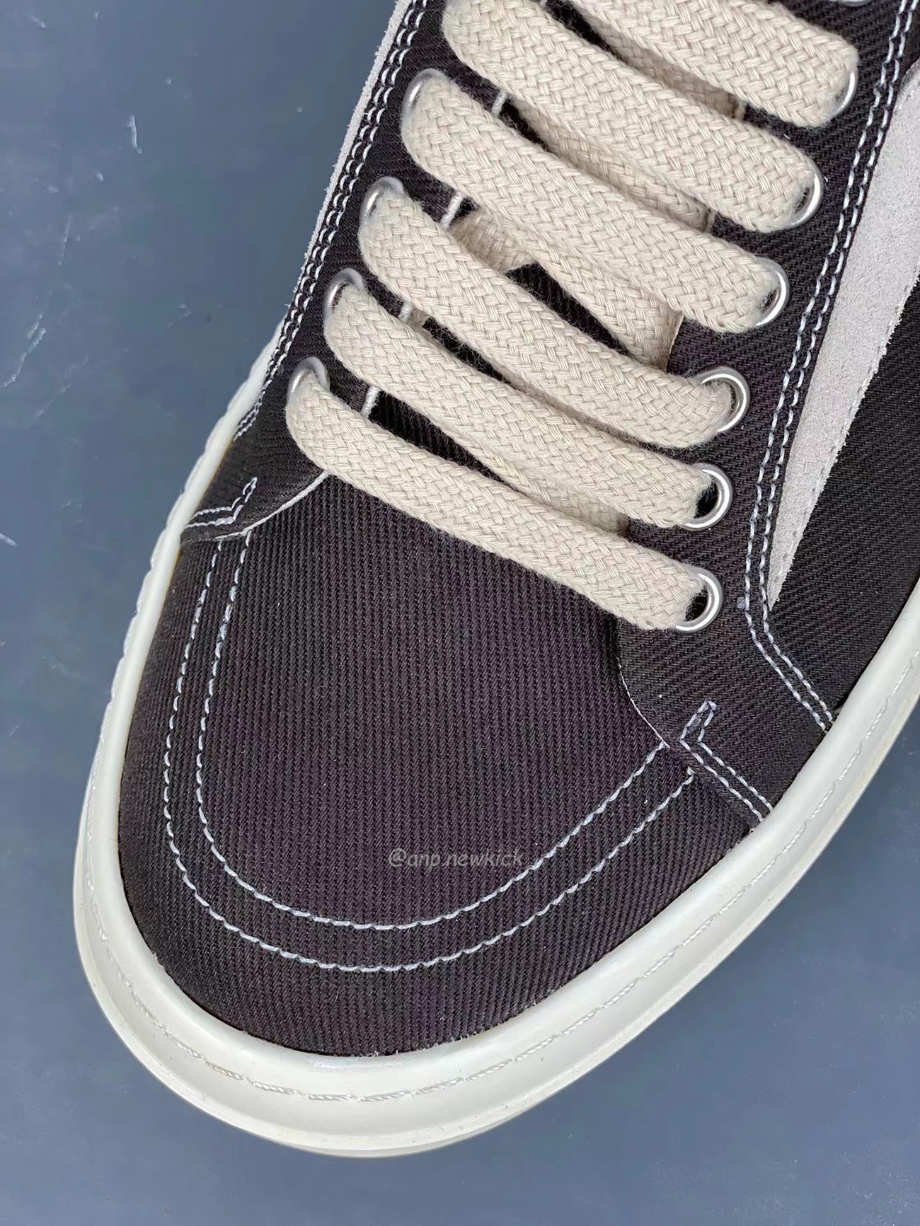 Rick Owens Leather Low Top Vintage Sneakers Suede Canvas Black Taupe Grey Faded Pnk Pearl Milk Dark Dust (10) - www.newkick.org Rick Owens Leather Low Top Vintage Sneakers Suede Canvas Black Taupe Grey Faded Pnk Pearl Milk Dark Dust (10) - www.newkick.org