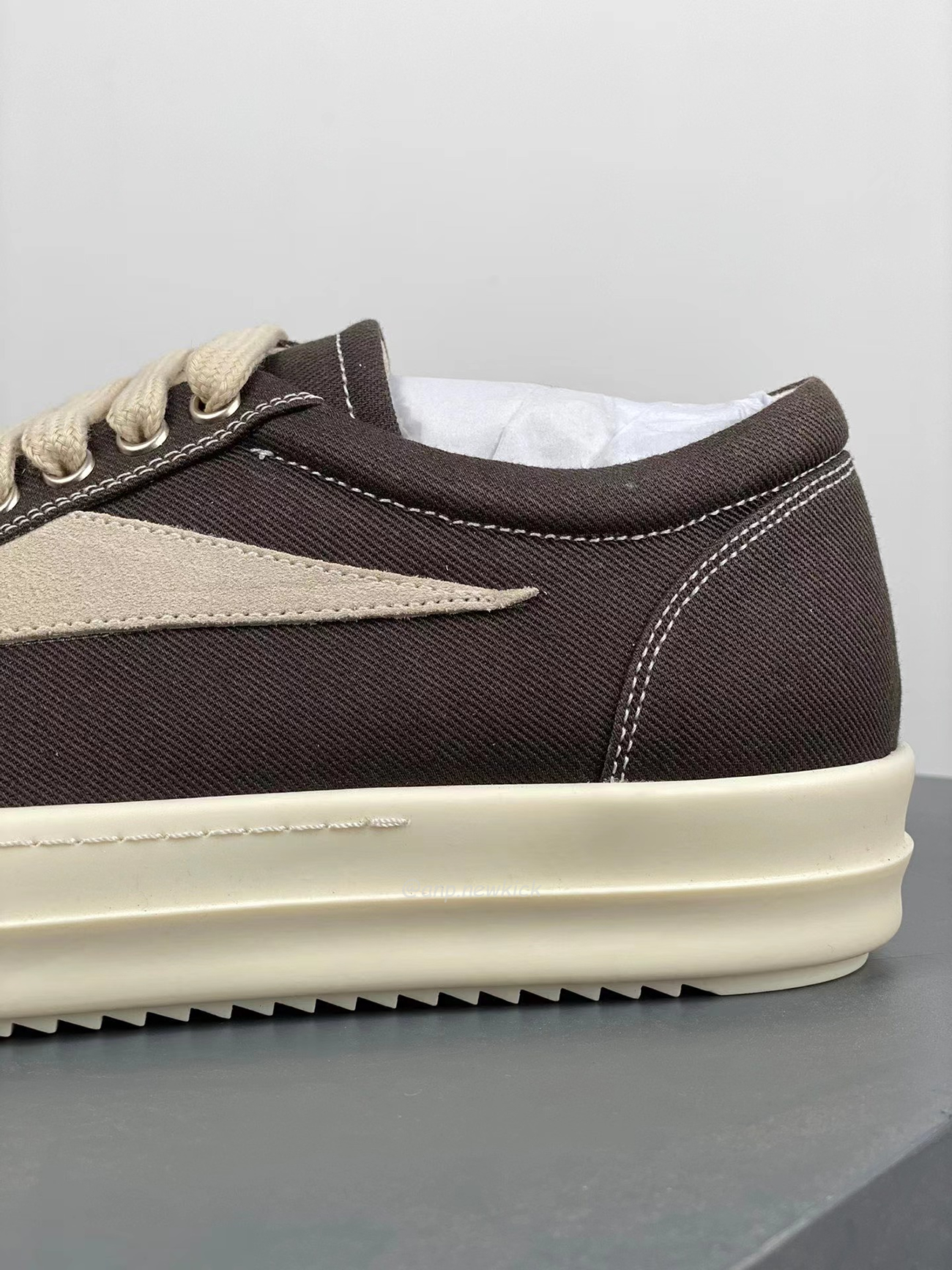 Rick Owens Leather Low Top Vintage Sneakers Suede Canvas Black Taupe Grey Faded Pnk Pearl Milk Dark Dust (19) - www.newkick.org Rick Owens Leather Low Top Vintage Sneakers Suede Canvas Black Taupe Grey Faded Pnk Pearl Milk Dark Dust (19) - www.newkick.org