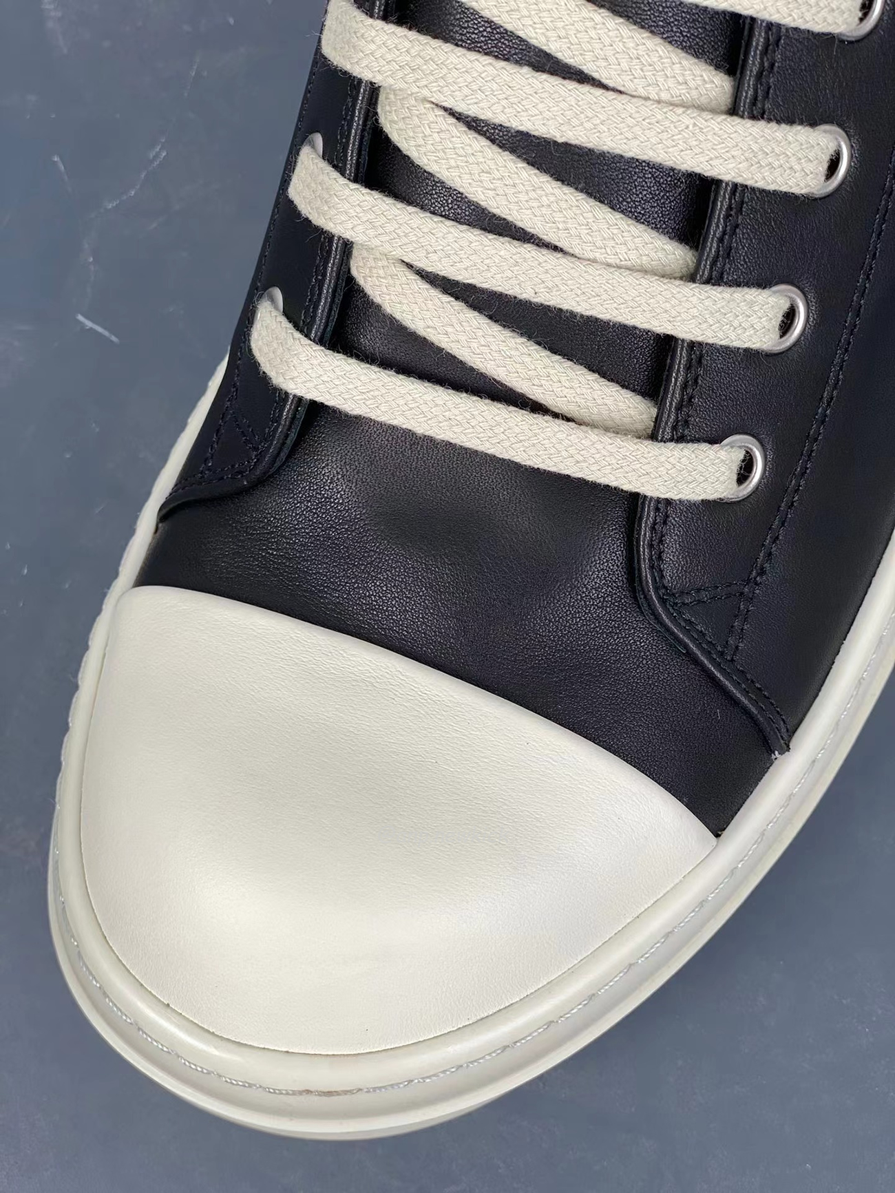 Rick Owens Leather Low Top Vintage Sneakers Suede Canvas Black Taupe Grey Faded Pnk Pearl Milk Dark Dust (4) - www.newkick.org Rick Owens Leather Low Top Vintage Sneakers Suede Canvas Black Taupe Grey Faded Pnk Pearl Milk Dark Dust (4) - www.newkick.org