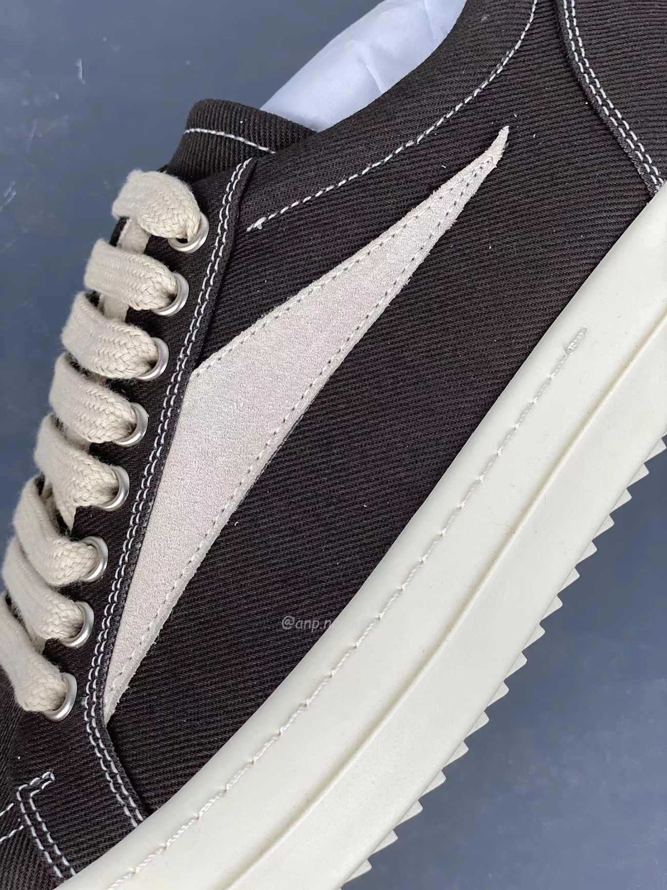 Rick Owens Leather Low Top Vintage Sneakers Suede Canvas Black Taupe Grey Faded Pnk Pearl Milk Dark Dust (5) - www.newkick.org Rick Owens Leather Low Top Vintage Sneakers Suede Canvas Black Taupe Grey Faded Pnk Pearl Milk Dark Dust (5) - www.newkick.org