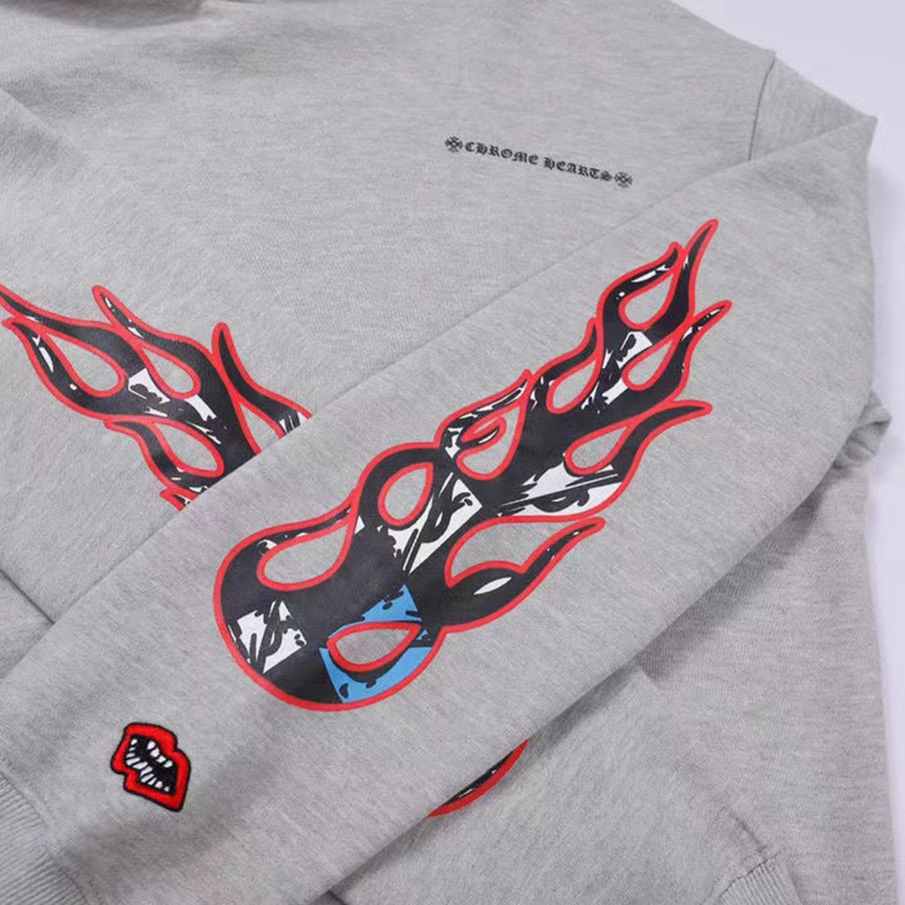 Chrome Hearts Matty Boy Brain Wave Hoodie Chrome Hearts Grey Ss21 (2) - www.newkick.org