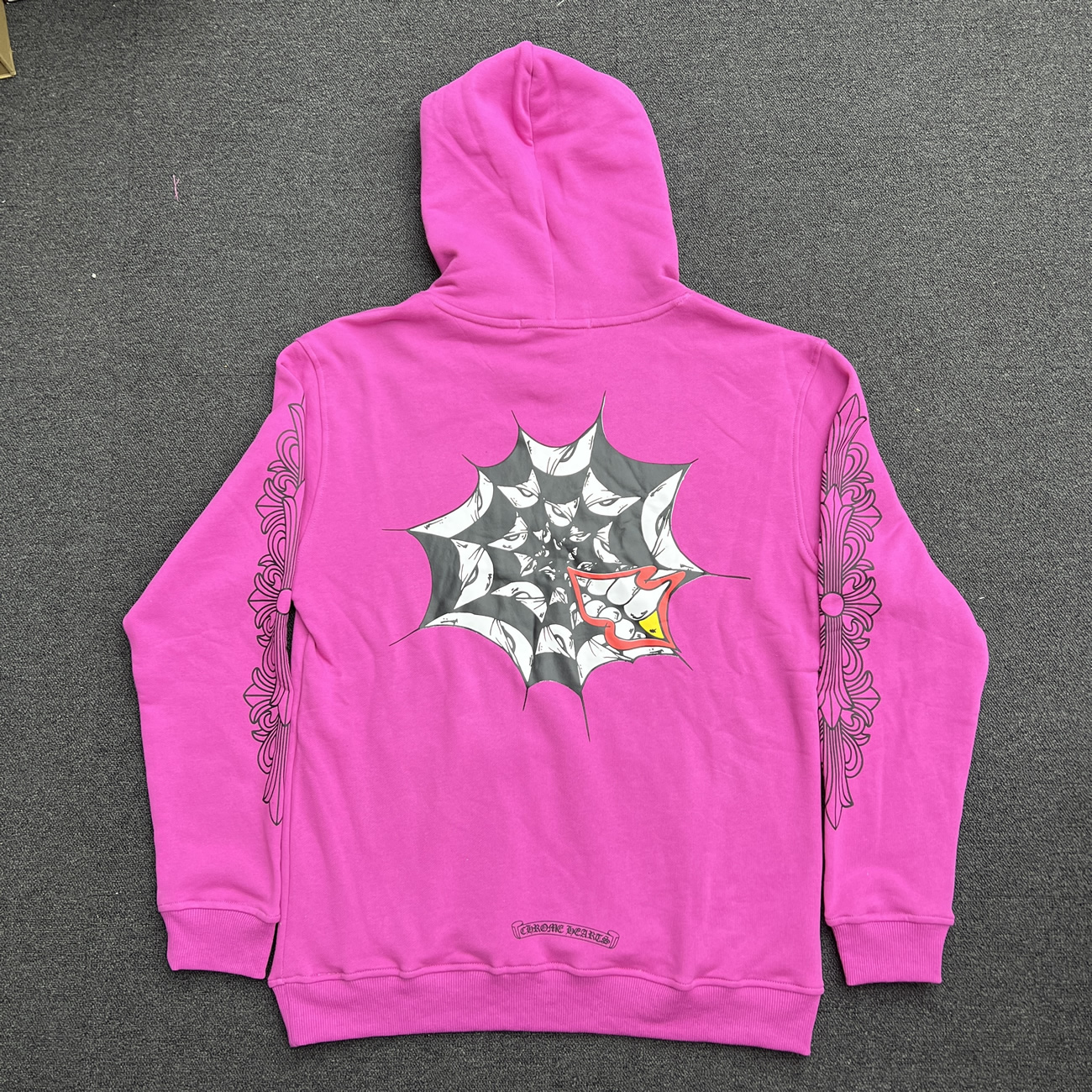 Chrome Hearts Matty Boy Spider Web Hoodie Purple Ss21 (4) - www.newkick.org