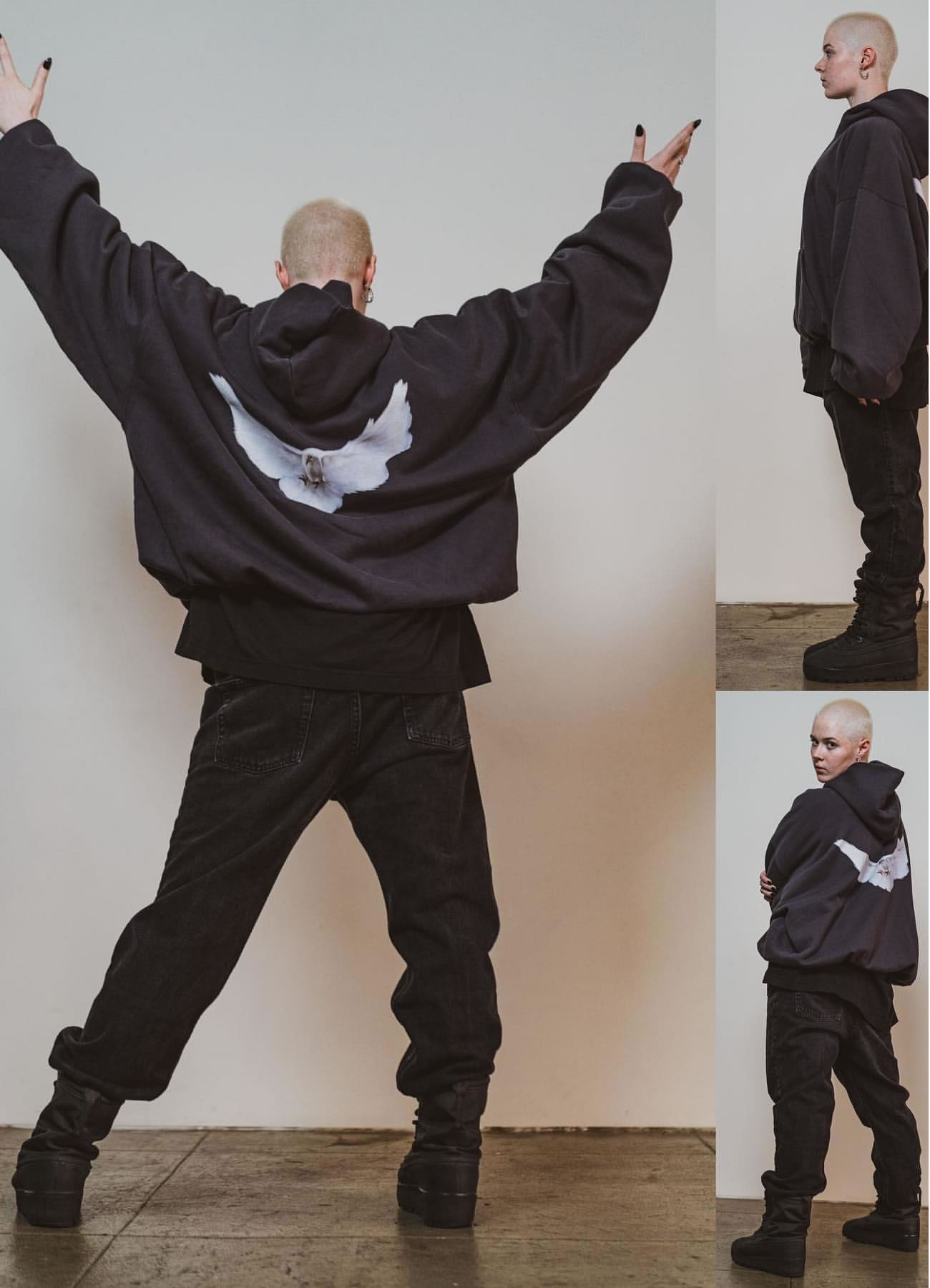 Yeezy Gap Engineered By Balenciaga Dove Hoodie Washed Black Ss22 (11) - www.newkick.org Yeezy Gap Engineered By Balenciaga Dove Hoodie Washed Black Ss22 (11) - www.newkick.org