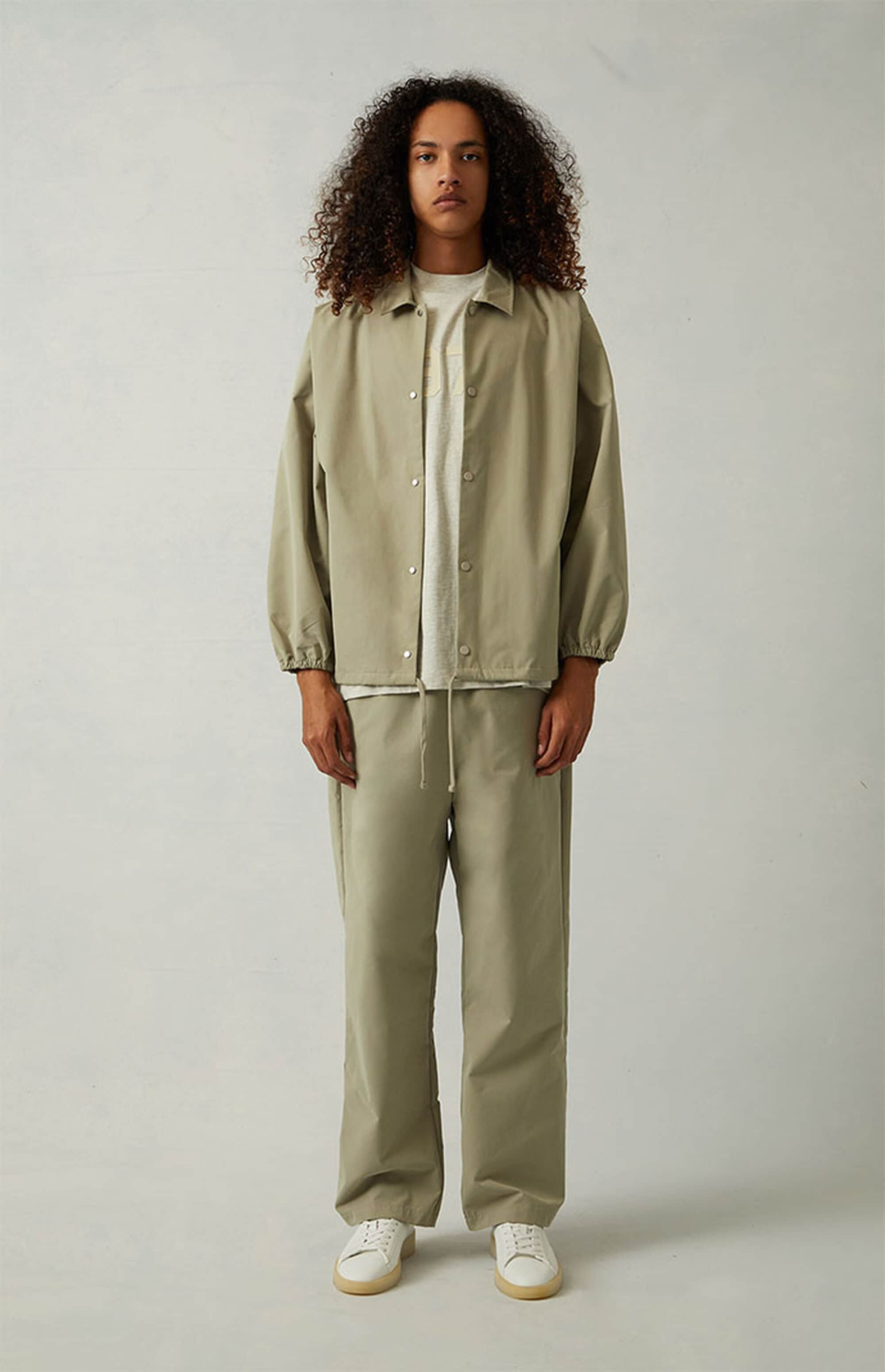 Fear Of God Essentials 1977 Coaches Jacket Iron Oak (10) - www.newkick.org Fear Of God Essentials 1977 Coaches Jacket Iron Oak (10) - www.newkick.org