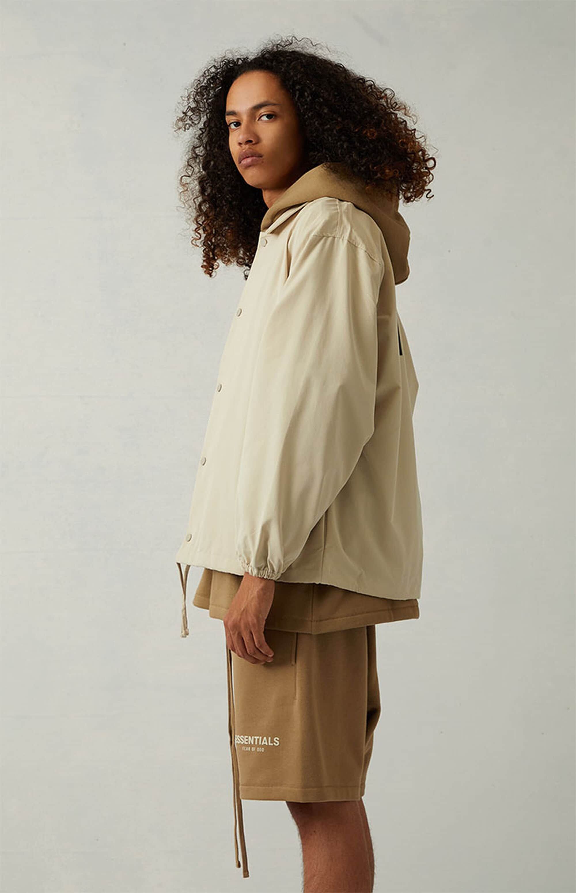 Fear Of God Essentials 1977 Coaches Jacket Iron Oak (12) - www.newkick.org Fear Of God Essentials 1977 Coaches Jacket Iron Oak (12) - www.newkick.org