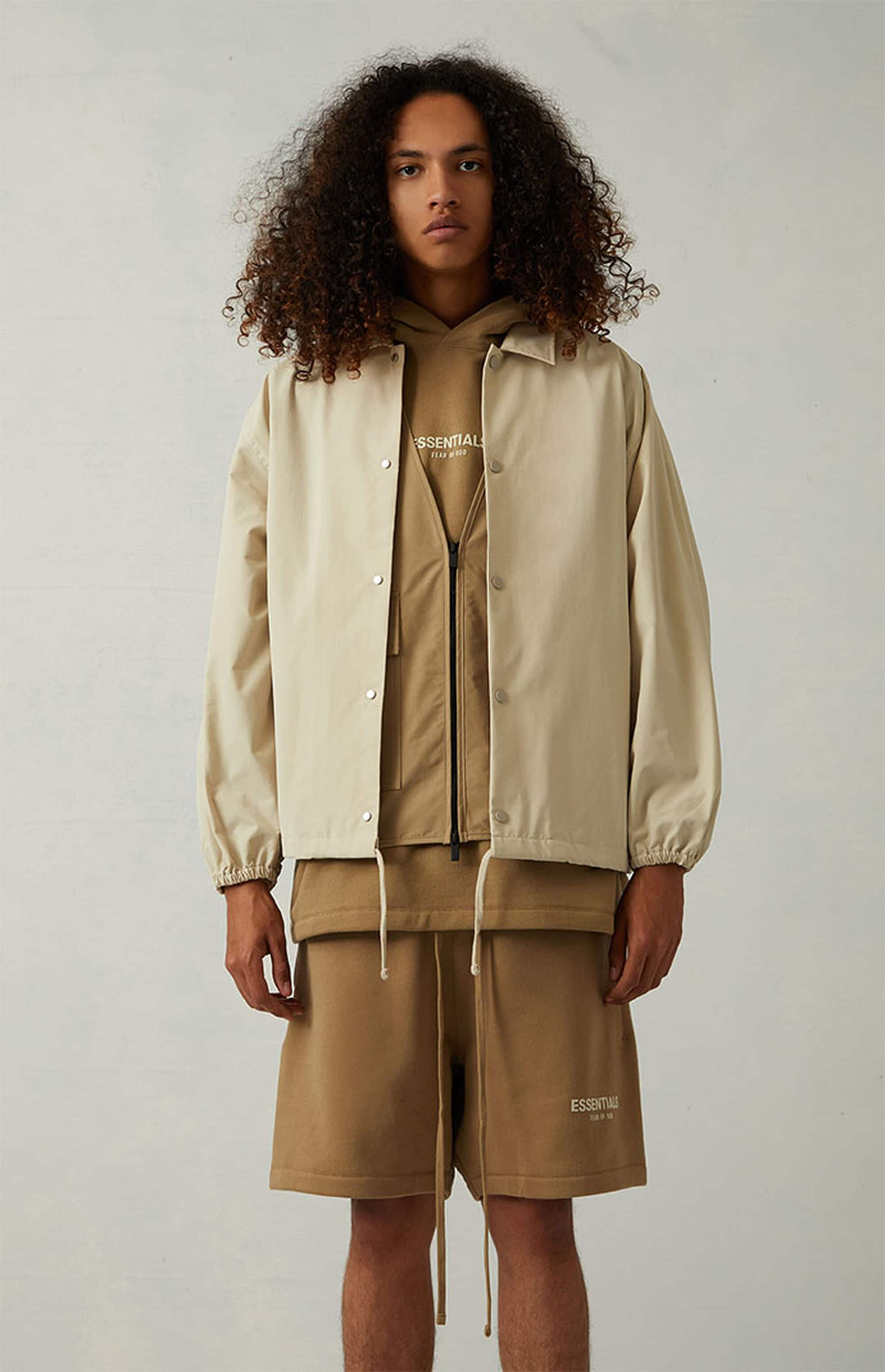 Fear Of God Essentials 1977 Coaches Jacket Iron Oak (15) - www.newkick.org Fear Of God Essentials 1977 Coaches Jacket Iron Oak (15) - www.newkick.org