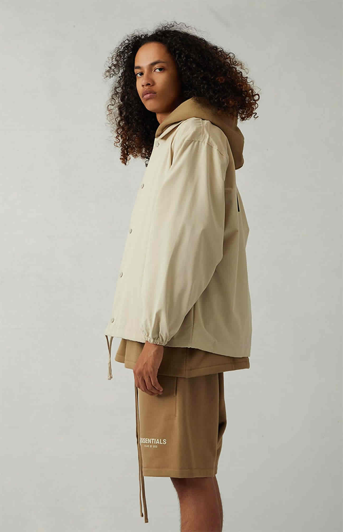 Fear Of God Essentials 1977 Coaches Jacket Iron Oak (26) - www.newkick.org Fear Of God Essentials 1977 Coaches Jacket Iron Oak (26) - www.newkick.org