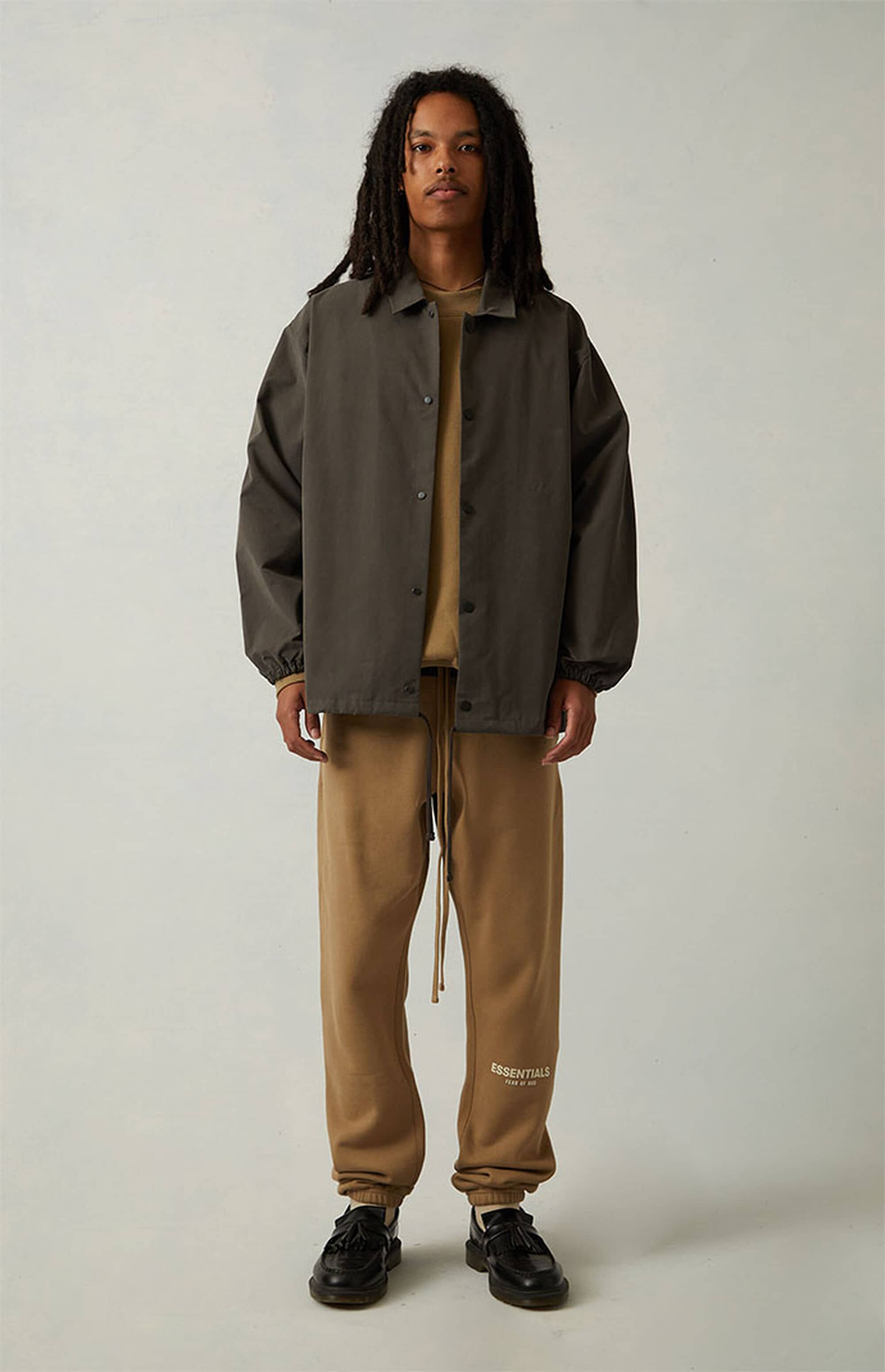 Fear Of God Essentials 1977 Coaches Jacket Iron Oak (5) - www.newkick.org Fear Of God Essentials 1977 Coaches Jacket Iron Oak (5) - www.newkick.org