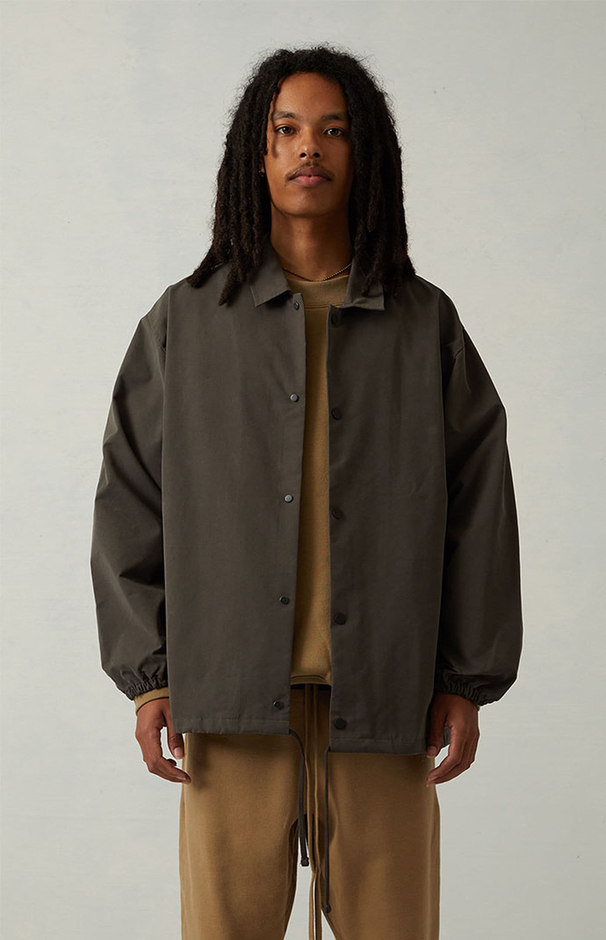 Fear Of God Essentials 1977 Coaches Jacket Iron Oak (7) - www.newkick.org Fear Of God Essentials 1977 Coaches Jacket Iron Oak (7) - www.newkick.org