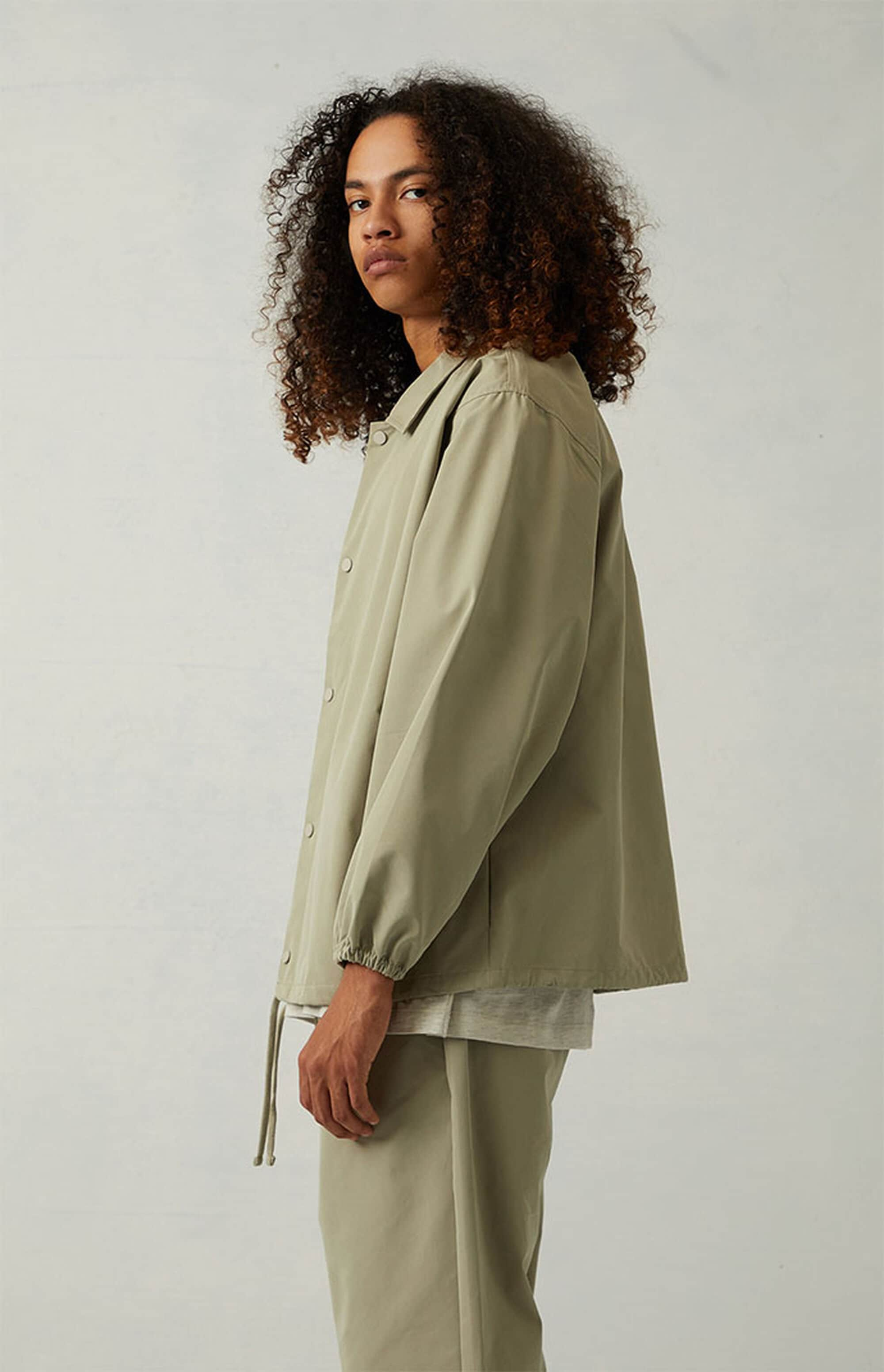 Fear Of God Essentials 1977 Coaches Jacket Iron Oak (9) - www.newkick.org Fear Of God Essentials 1977 Coaches Jacket Iron Oak (9) - www.newkick.org