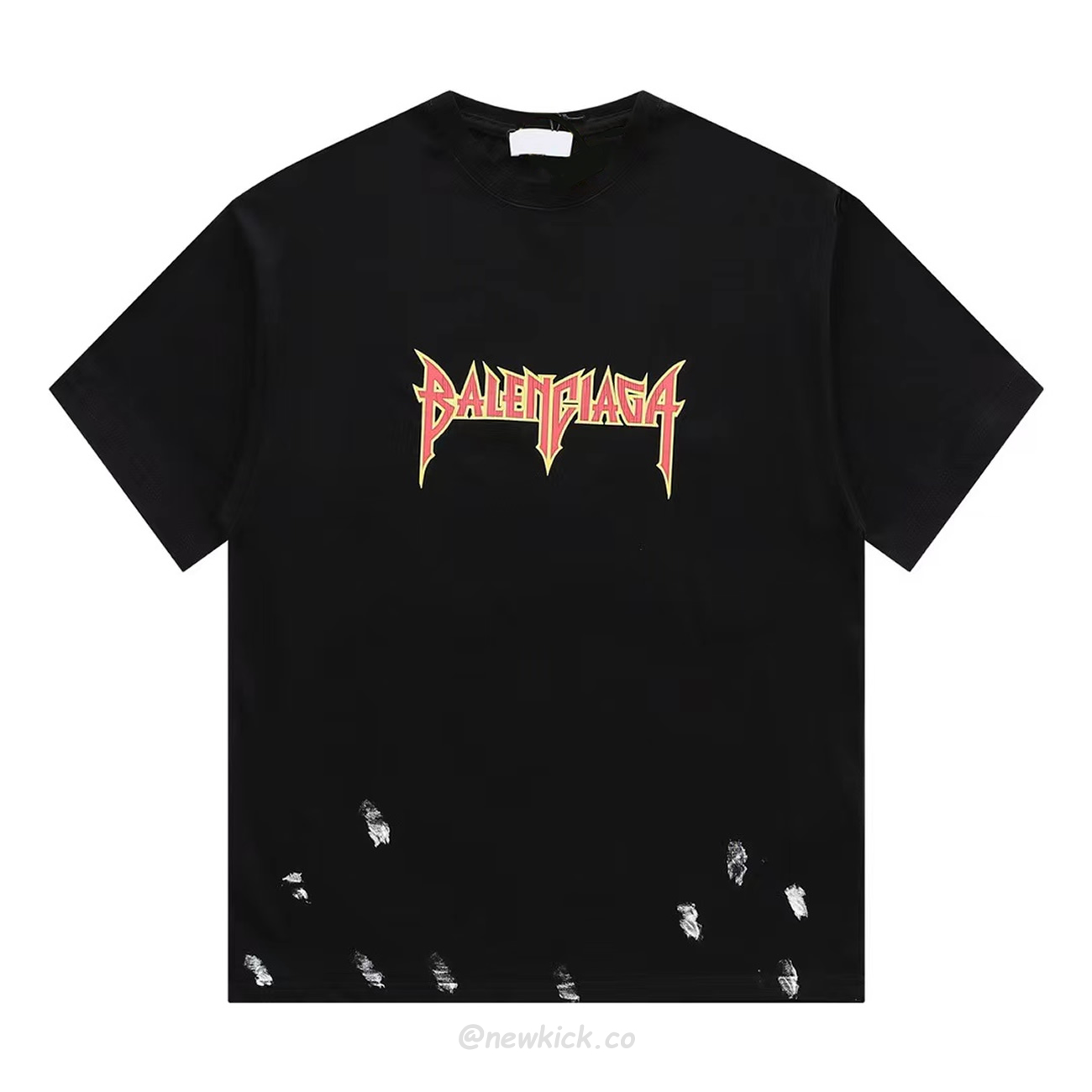 Balenciaga Metal Vintage Oversized T Shirt Black Multi Ss22 (1) - www.newkick.org Balenciaga Metal Vintage Oversized T Shirt Black Multi Ss22 (1) - www.newkick.org