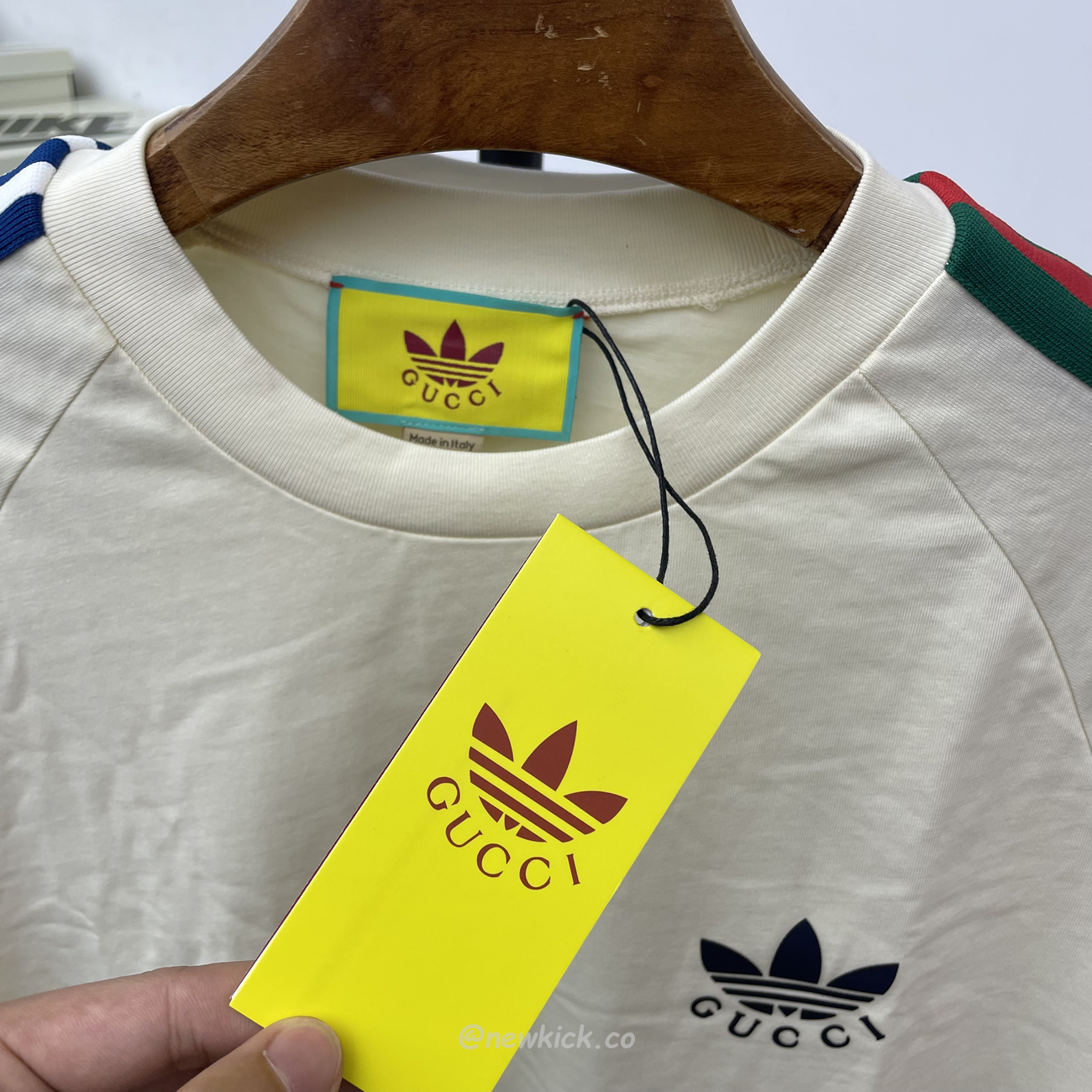 Gucci X Adidas Trefoil Print T Shirt Off White Ss22 (8) - www.newkick.org Gucci X Adidas Trefoil Print T Shirt Off White Ss22 (8) - www.newkick.org