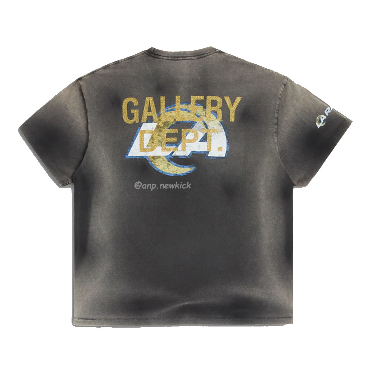 Gallery Dept X La Rams Tee Co Branded Letter Sun Faded Black Brown (2) - www.newkick.org Gallery Dept X La Rams Tee Co Branded Letter Sun Faded Black Brown (2) - www.newkick.org