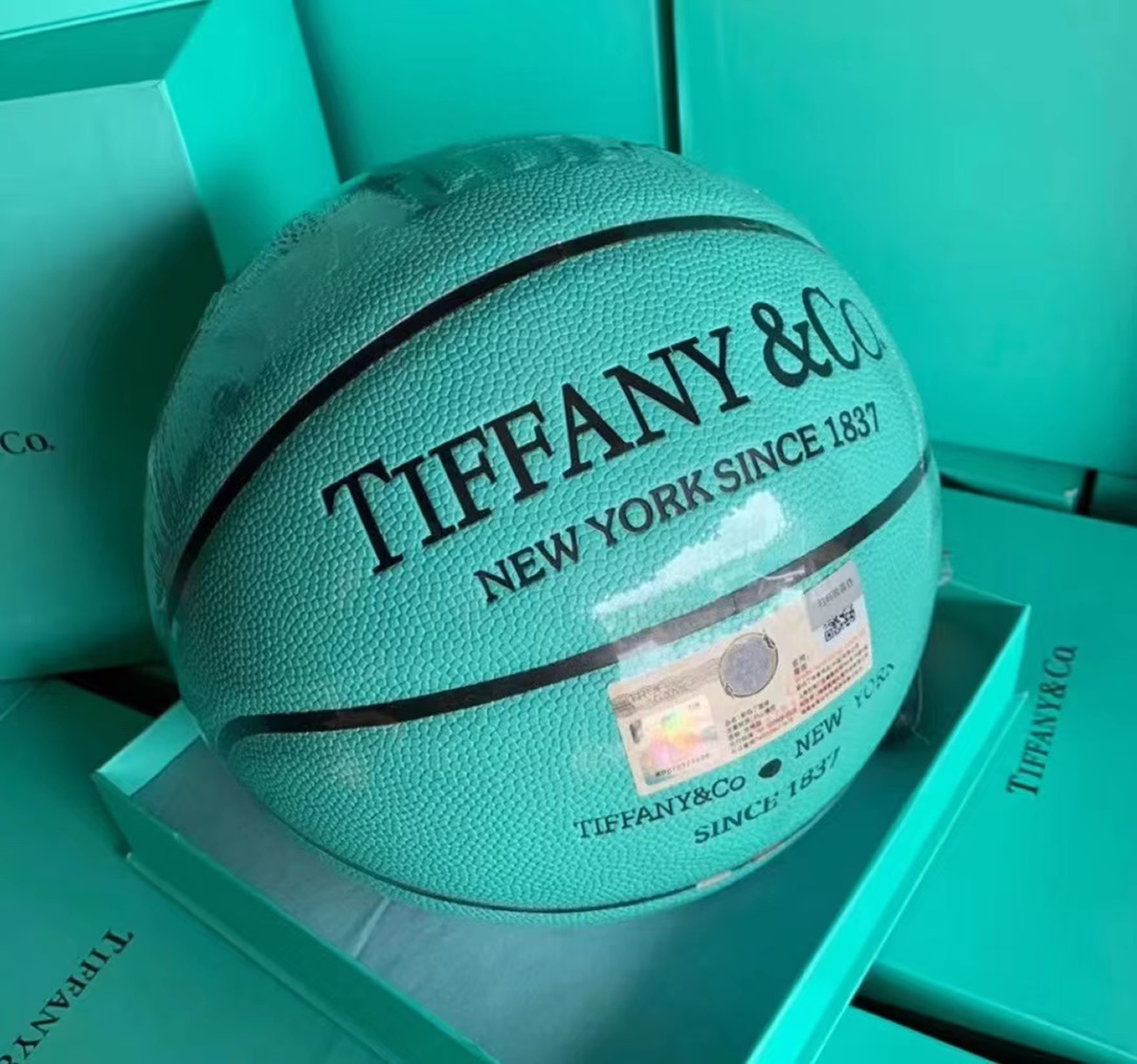Tiffany X Cat Street X Spalding Basketball Tiffany Blue (5) - www.newkick.org