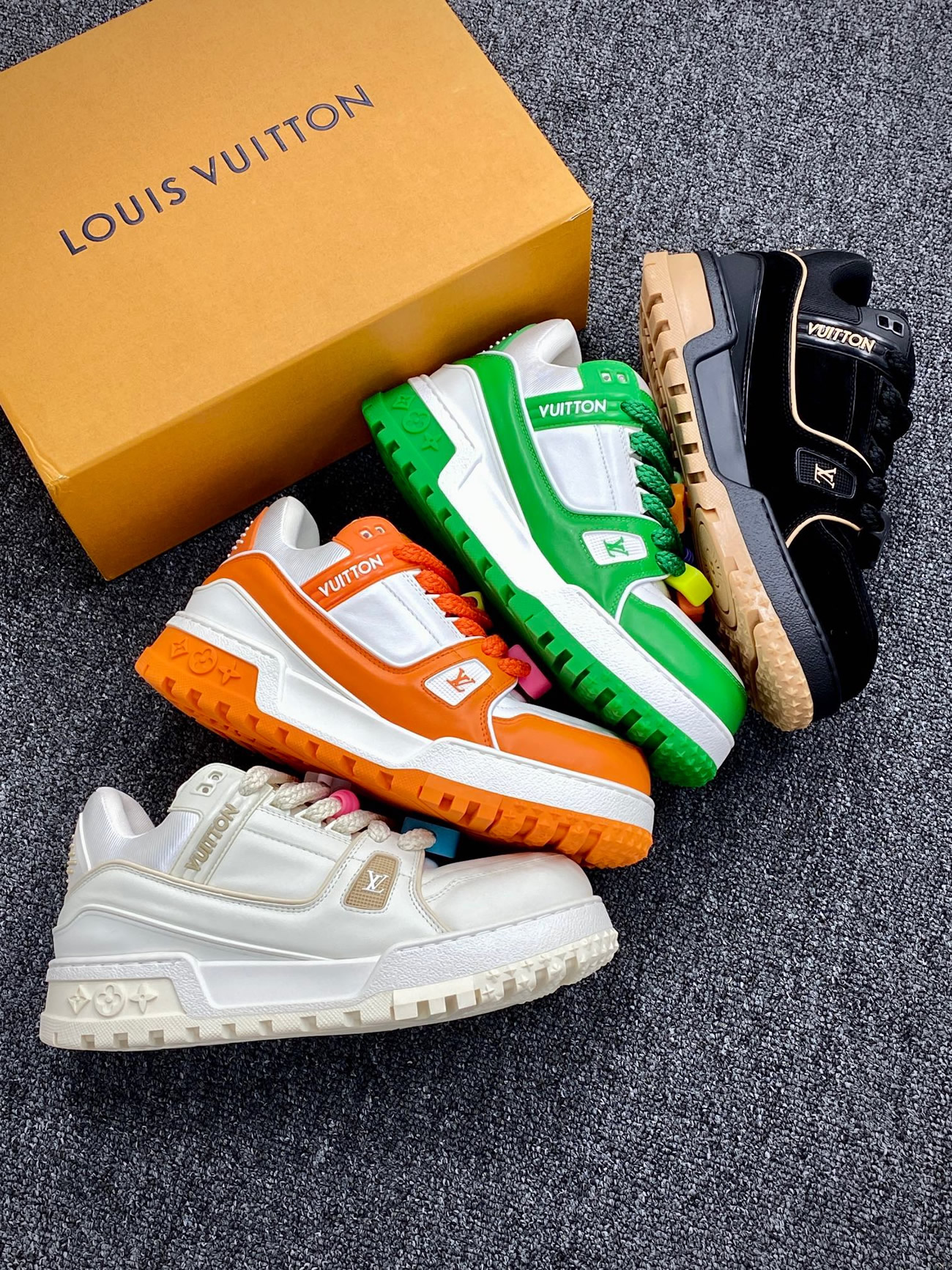 Louis Vuitton Trainer Maxi Orange Green White Black (4) - www.newkick.org Louis Vuitton Trainer Maxi Orange Green White Black (4) - www.newkick.org