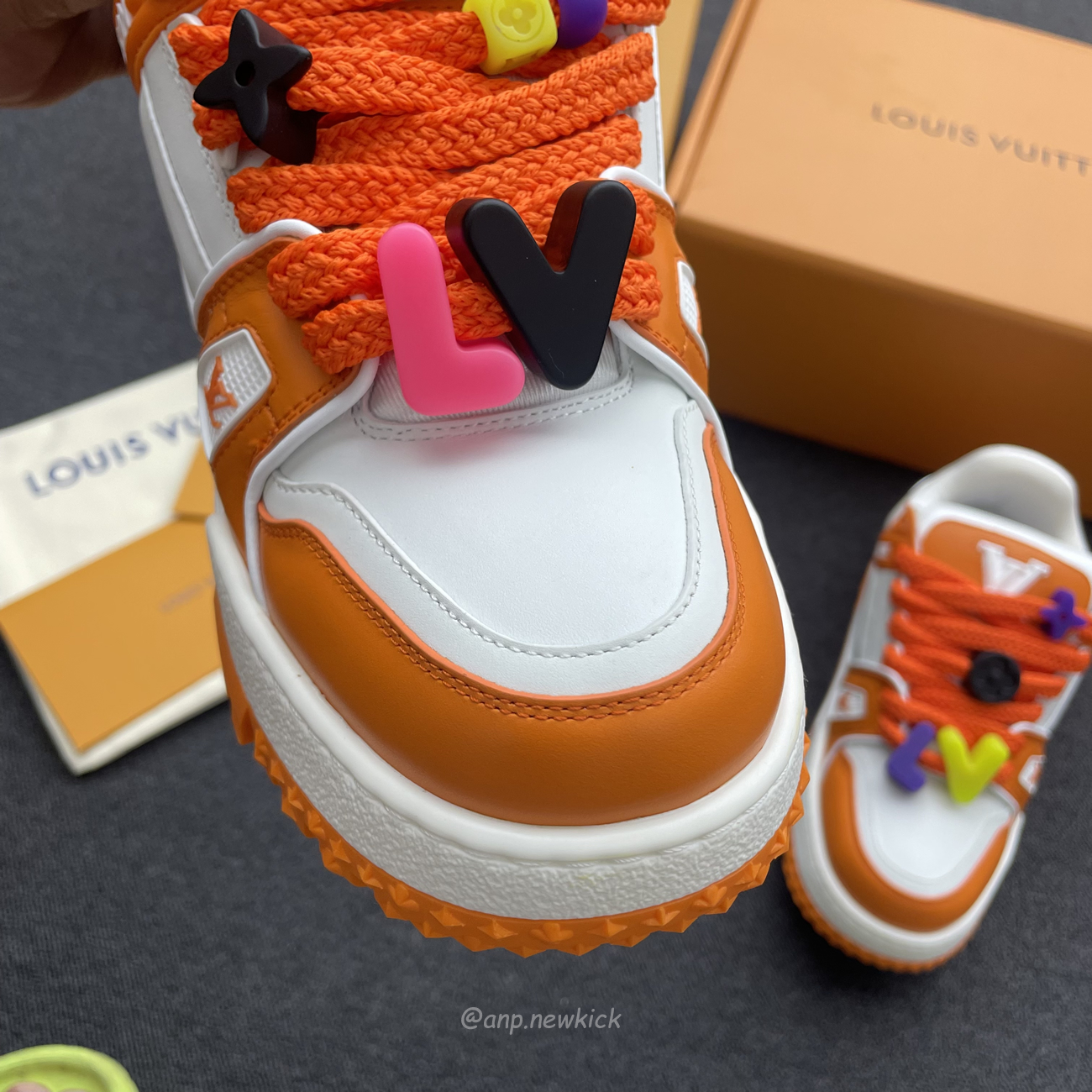 Louis Vuitton Trainer Maxi Orange Green White Black (7) - www.newkick.org Louis Vuitton Trainer Maxi Orange Green White Black (7) - www.newkick.org
