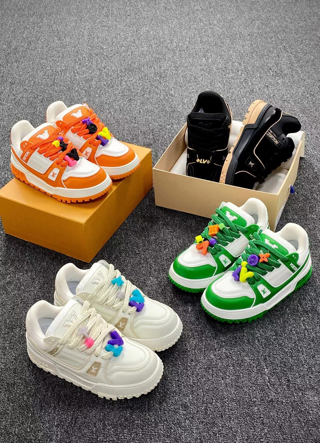 Louis Vuitton Trainer Maxi Orange Green White Black (9) - www.newkick.org Louis Vuitton Trainer Maxi Orange Green White Black (9) - www.newkick.org