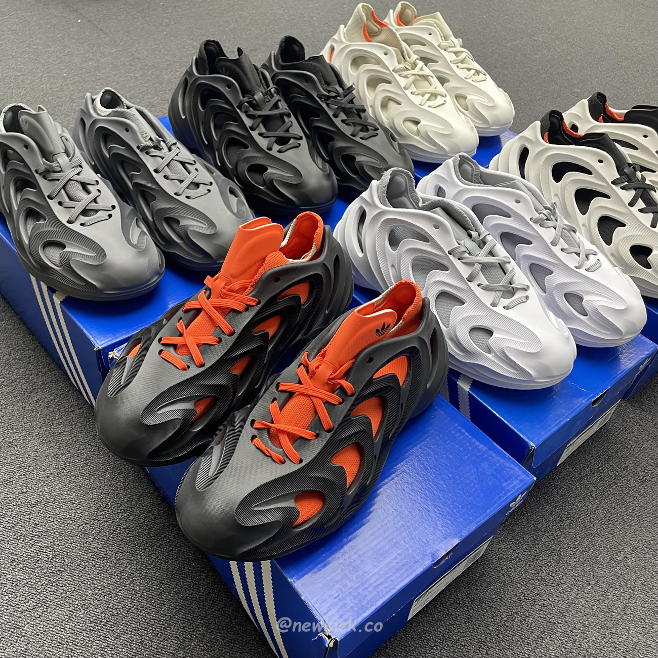 Adidas Adifom Q Wonder White Core Black Orange Grey (10) - www.newkick.org