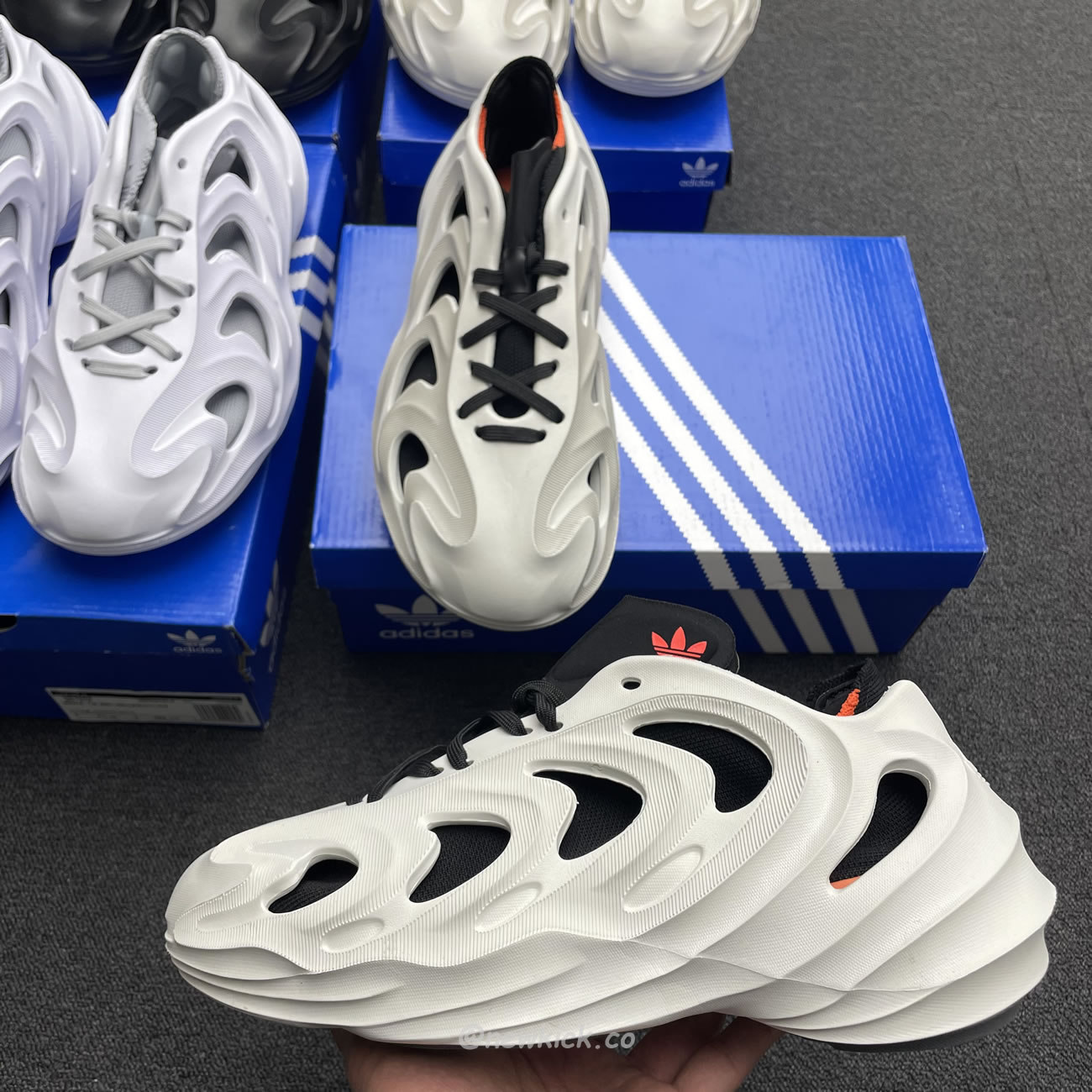Adidas Adifom Q Wonder White Core Black Orange Grey (13) - www.newkick.org