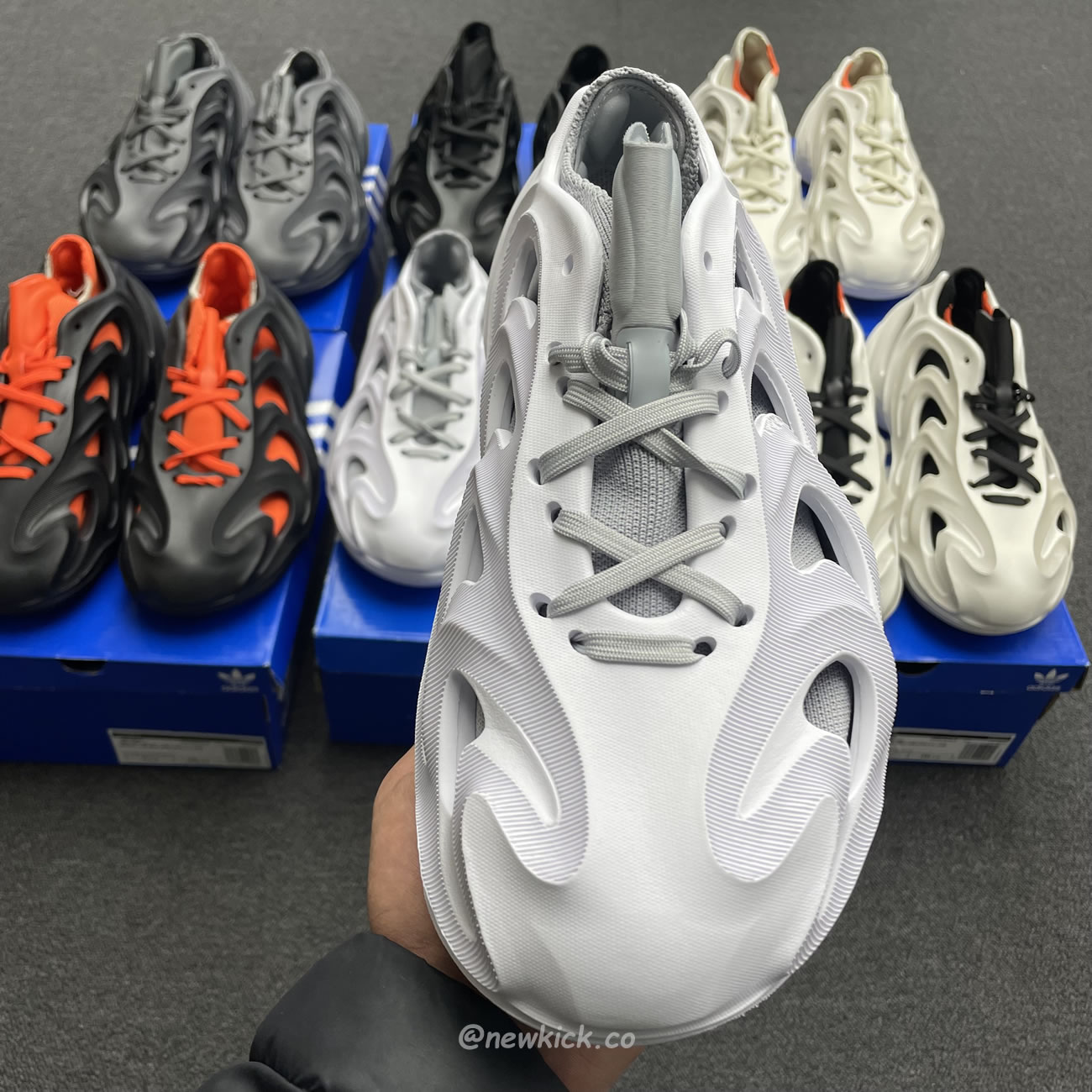 Adidas Adifom Q Wonder White Core Black Orange Grey (6) - www.newkick.org