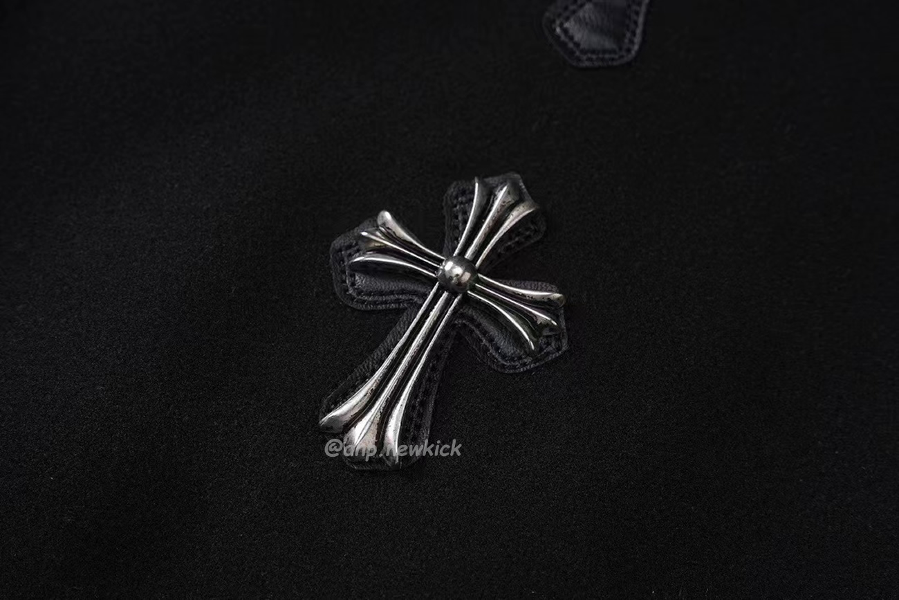 Chrome Hearts Patchwork Baseball Cross Jacket Black White (7) - www.newkick.org Chrome Hearts Patchwork Baseball Cross Jacket Black White (7) - www.newkick.org
