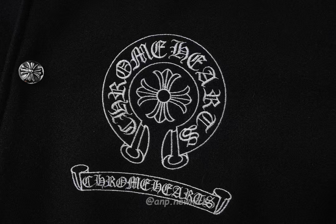 Chrome Hearts Patchwork Baseball Jacket Black White (5) - www.newkick.org Chrome Hearts Patchwork Baseball Jacket Black White (5) - www.newkick.org