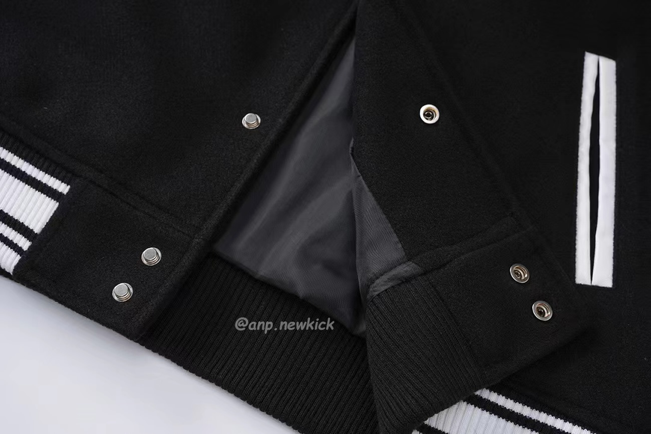 Chrome Hearts Patchwork Baseball Jacket Black White (8) - www.newkick.org Chrome Hearts Patchwork Baseball Jacket Black White (8) - www.newkick.org