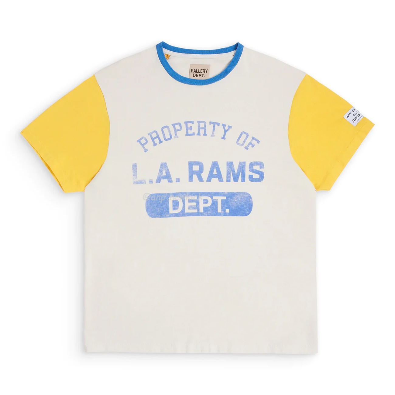 Gallery Dept X La Rams Color Block Tee Rams Co Branded Old Print Contrast Short Sleeve T Shirt (4) - www.newkick.org Gallery Dept X La Rams Color Block Tee Rams Co Branded Old Print Contrast Short Sleeve T Shirt (4) - www.newkick.org