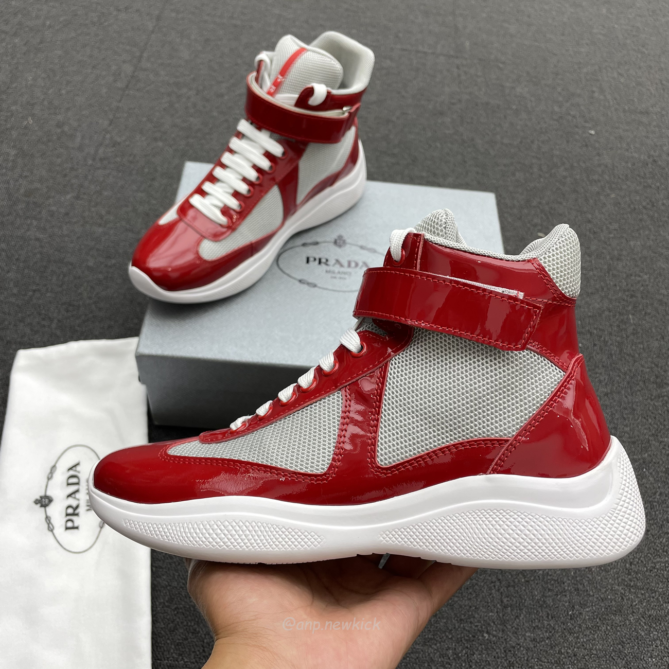Prada Americas Cup High Top Sneakers (4) - www.newkick.vip Prada Americas Cup High Top Sneakers (4) - www.newkick.vip