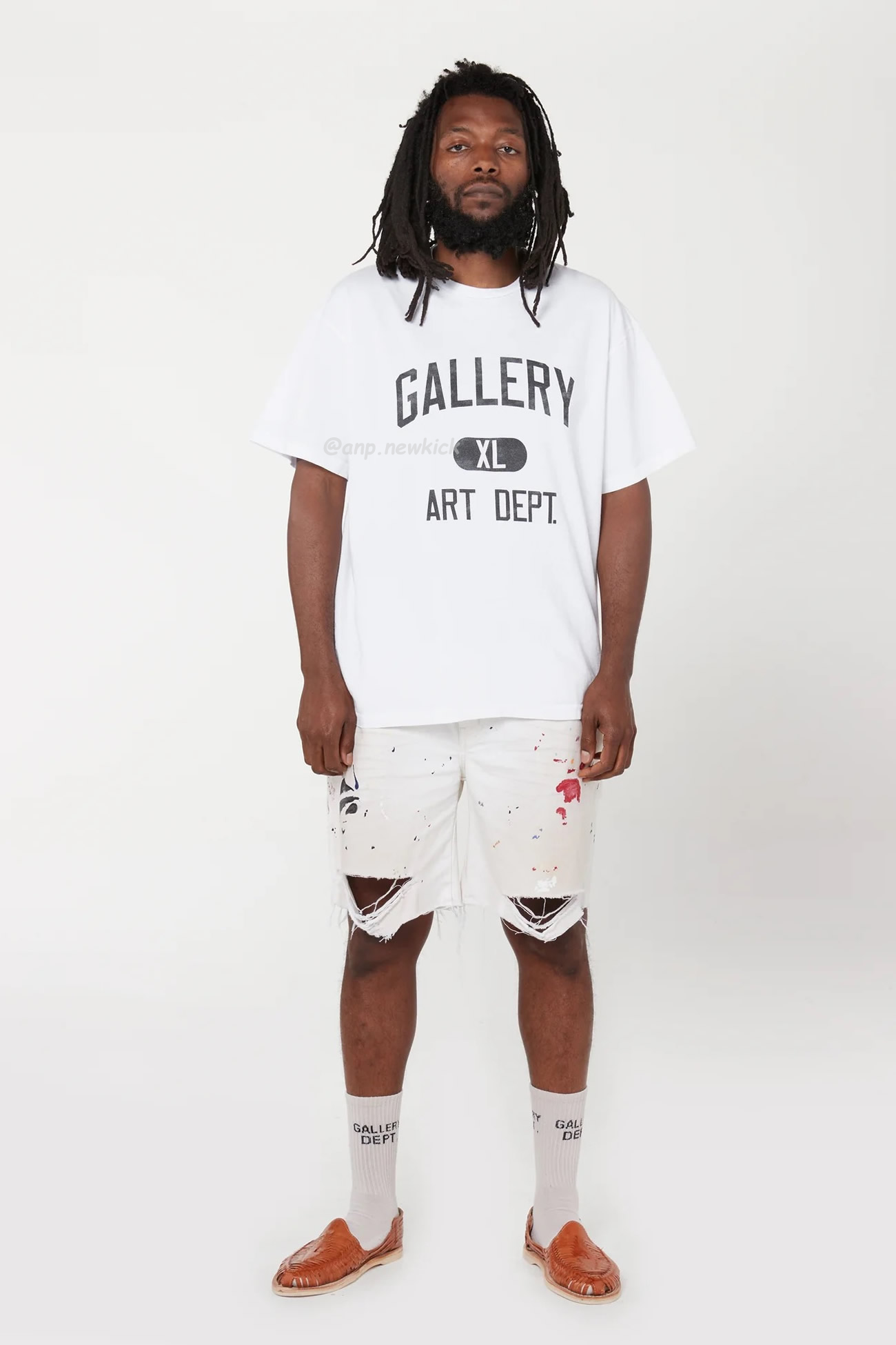 Gallery Dept Logo Printed Cotton T Shirt (2) - www.newkick.org Gallery Dept Logo Printed Cotton T Shirt (2) - www.newkick.org