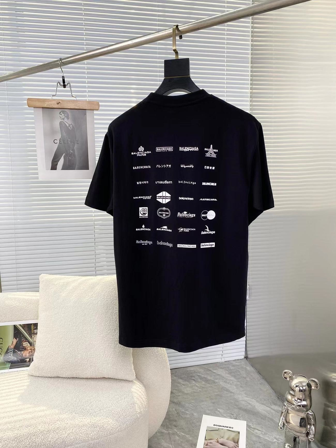 Balenciaga Archives Logo Printed Cotton T Shirt (5) - www.newkick.org Balenciaga Archives Logo Printed Cotton T Shirt (5) - www.newkick.org