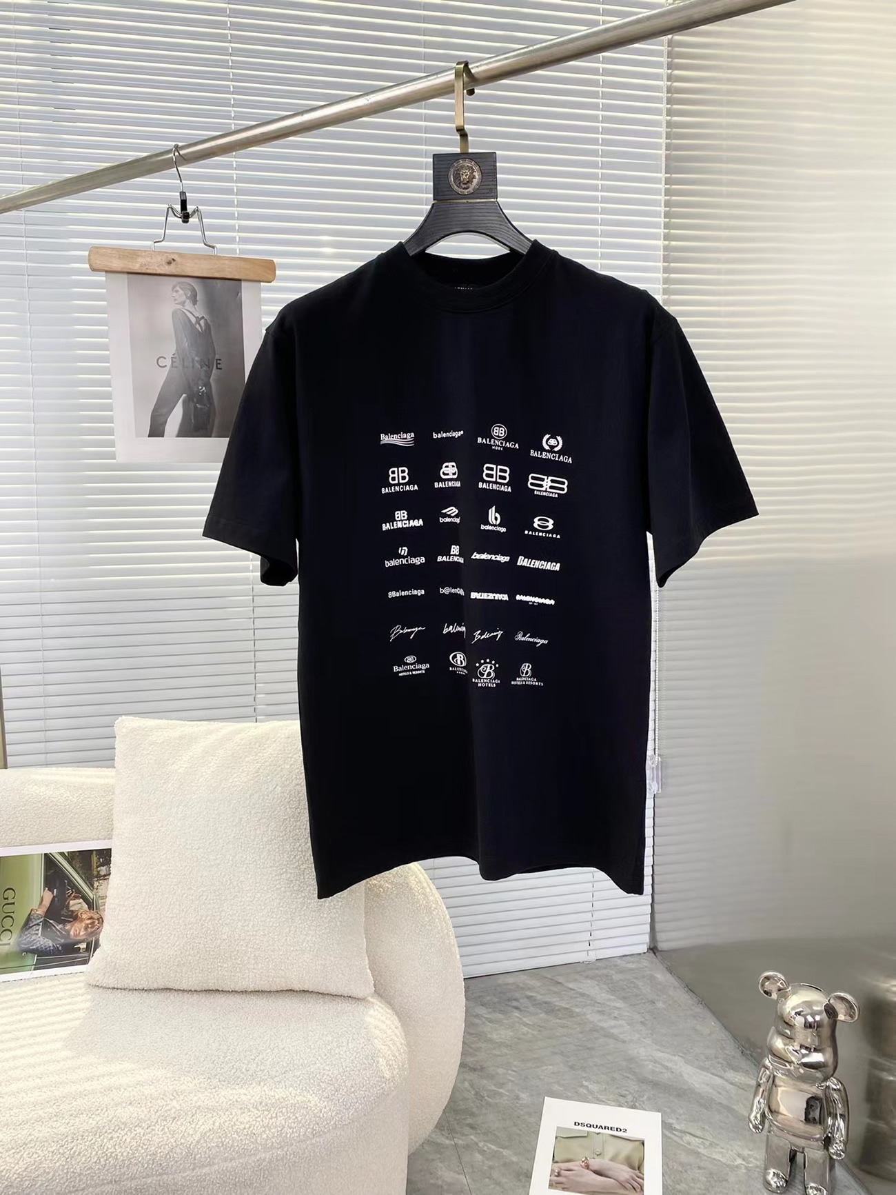 Balenciaga Archives Logo Printed Cotton T Shirt (9) - www.newkick.org Balenciaga Archives Logo Printed Cotton T Shirt (9) - www.newkick.org