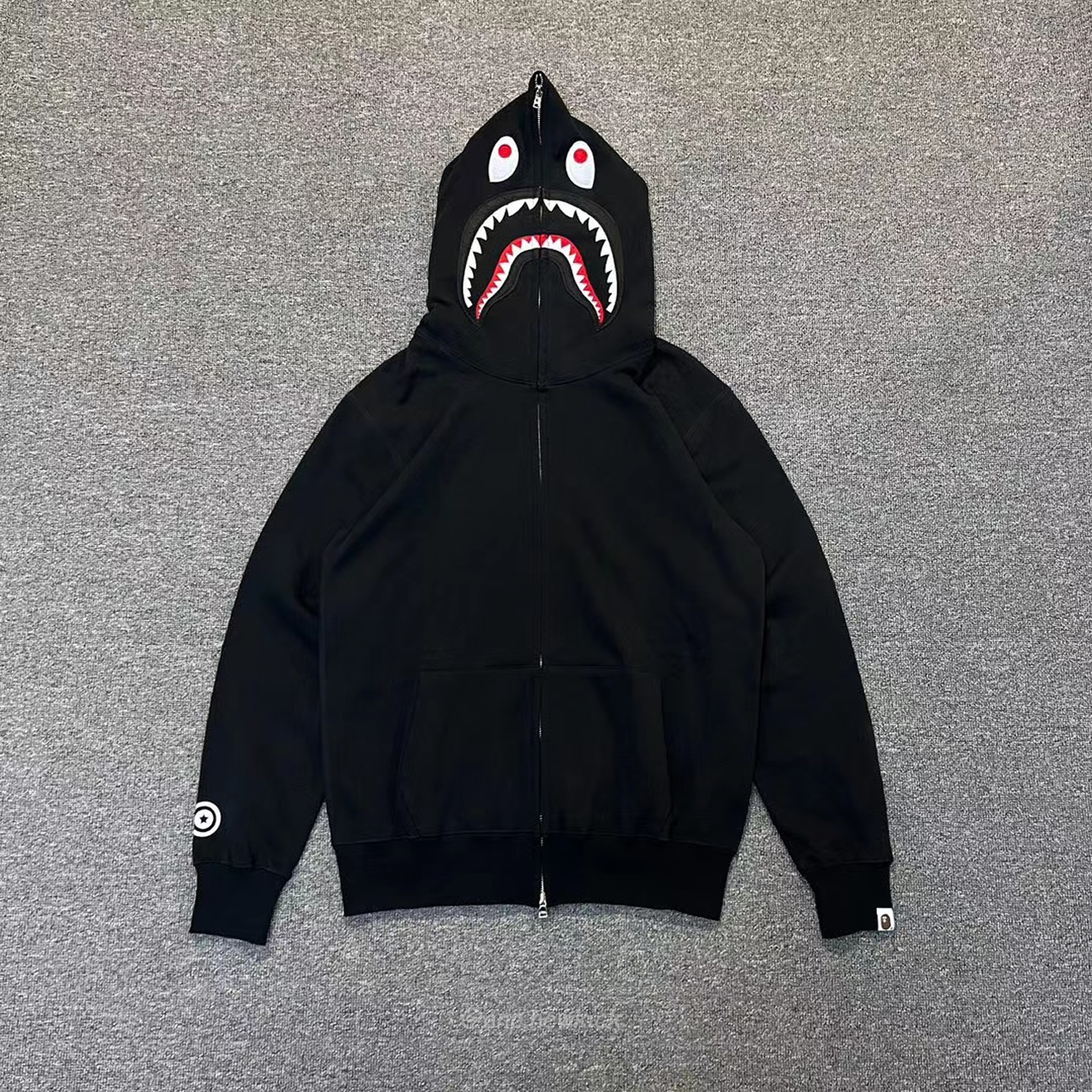Bape Shark Full Zip Hoodie Black Ss22 (6) - www.newkick.org Bape Shark Full Zip Hoodie Black Ss22 (6) - www.newkick.org