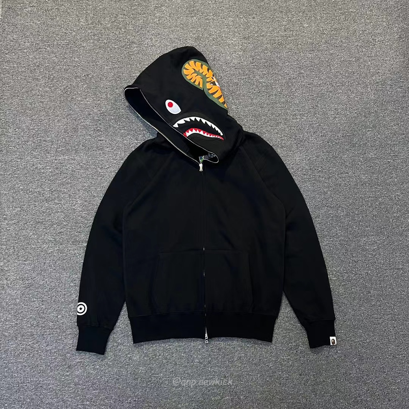 Bape Shark Full Zip Hoodie Black Ss22 (8) - www.newkick.org Bape Shark Full Zip Hoodie Black Ss22 (8) - www.newkick.org