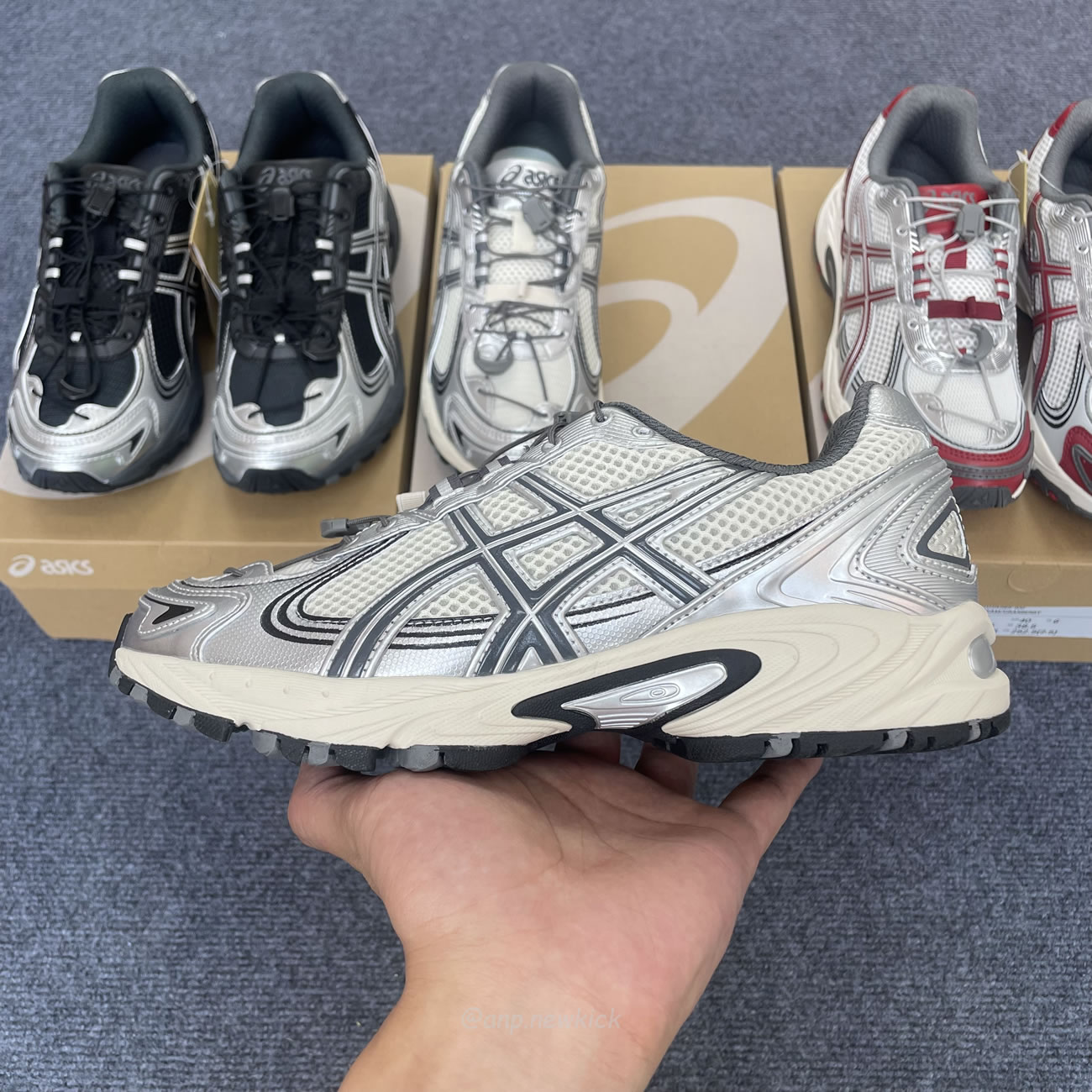 Asics Gel Kahana Tr V4 Carbon Black Silver White Cream Cranberry (4) - www.newkick.org