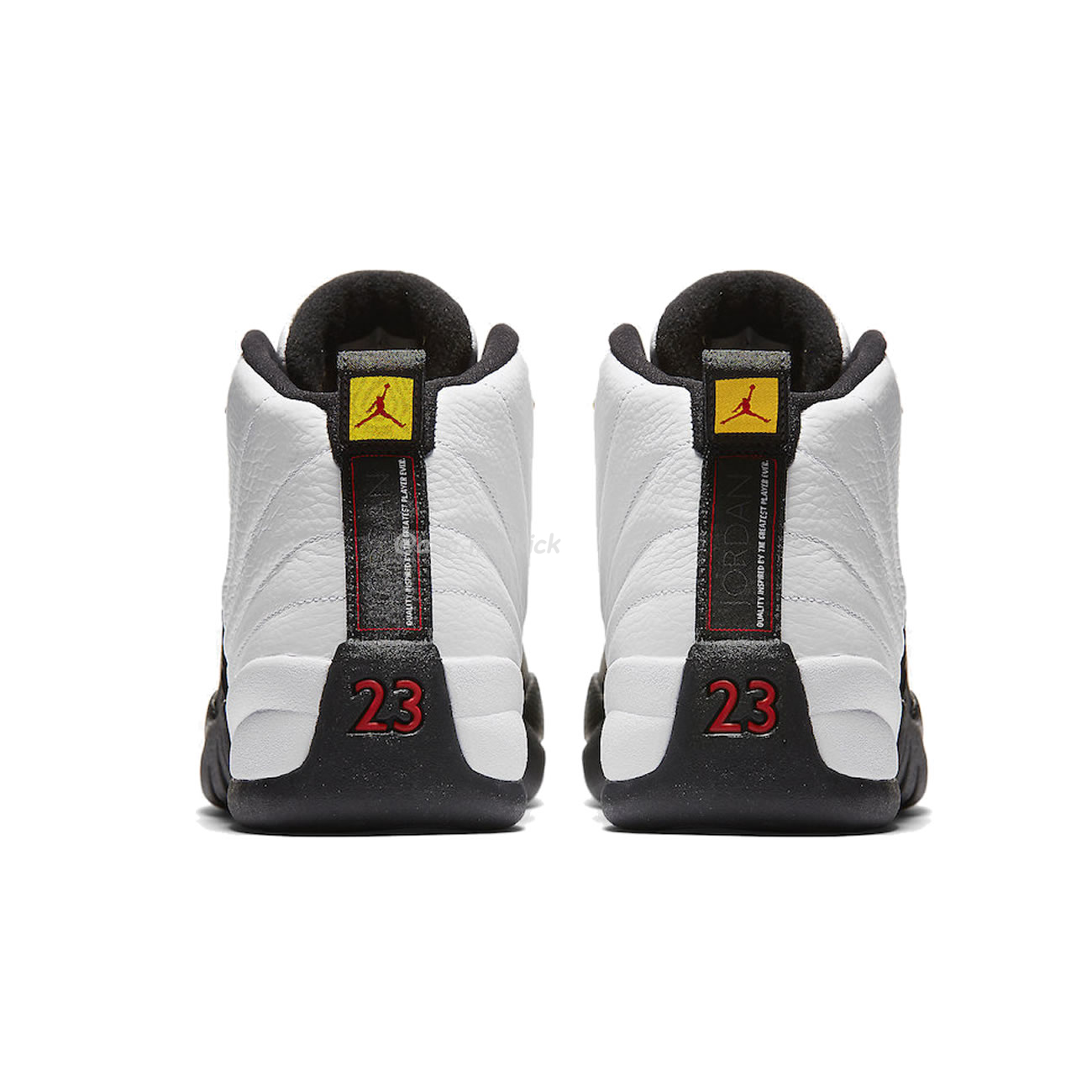 Air Jordan 12 Retro Taxi White Gold 130690 125 (4) - www.newkick.org