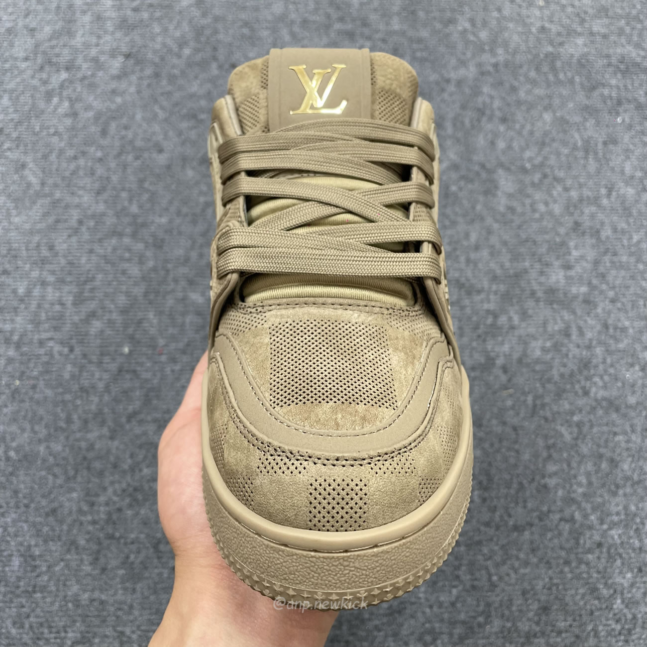 Louis Vuitton Lv Trainer Beige Raffia Mens Archlight 1a54h5 (3) - www.newkick.org