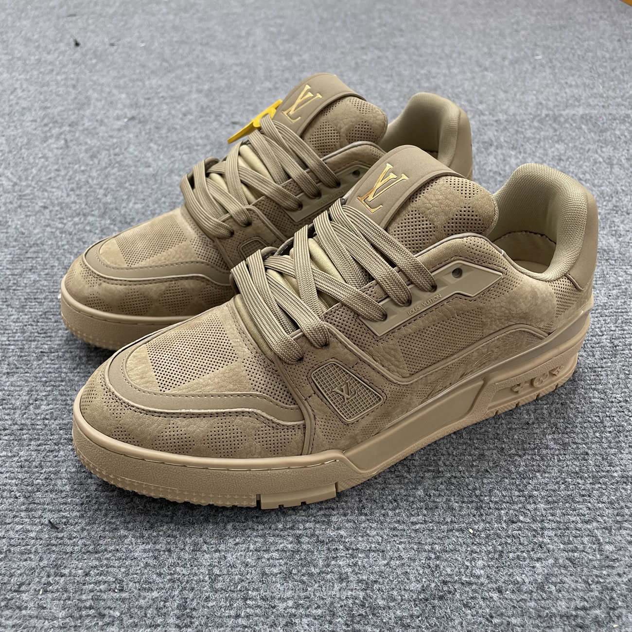 Louis Vuitton Lv Trainer Beige Raffia Mens Archlight 1a54h5 (9) - www.newkick.org