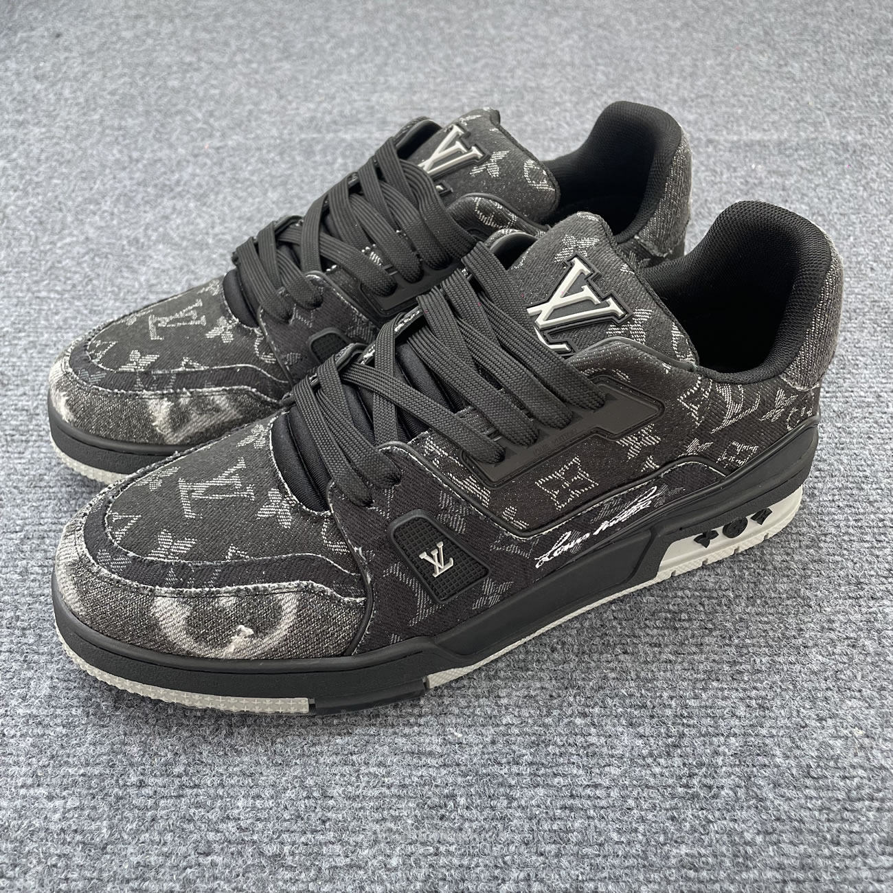 Louis Vuitton Lv Trainer Black Monogram Denim 1ac4zg (9) - www.newkick.org Louis Vuitton Lv Trainer Black Monogram Denim 1ac4zg (9) - www.newkick.org