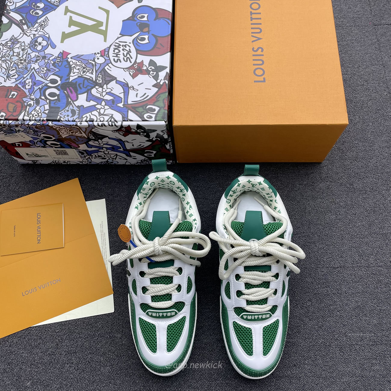 Louis Vuitton Lv Skate Sneaker Green White 1ac520 (8) - www.newkick.org Louis Vuitton Lv Skate Sneaker Green White 1ac520 (8) - www.newkick.org
