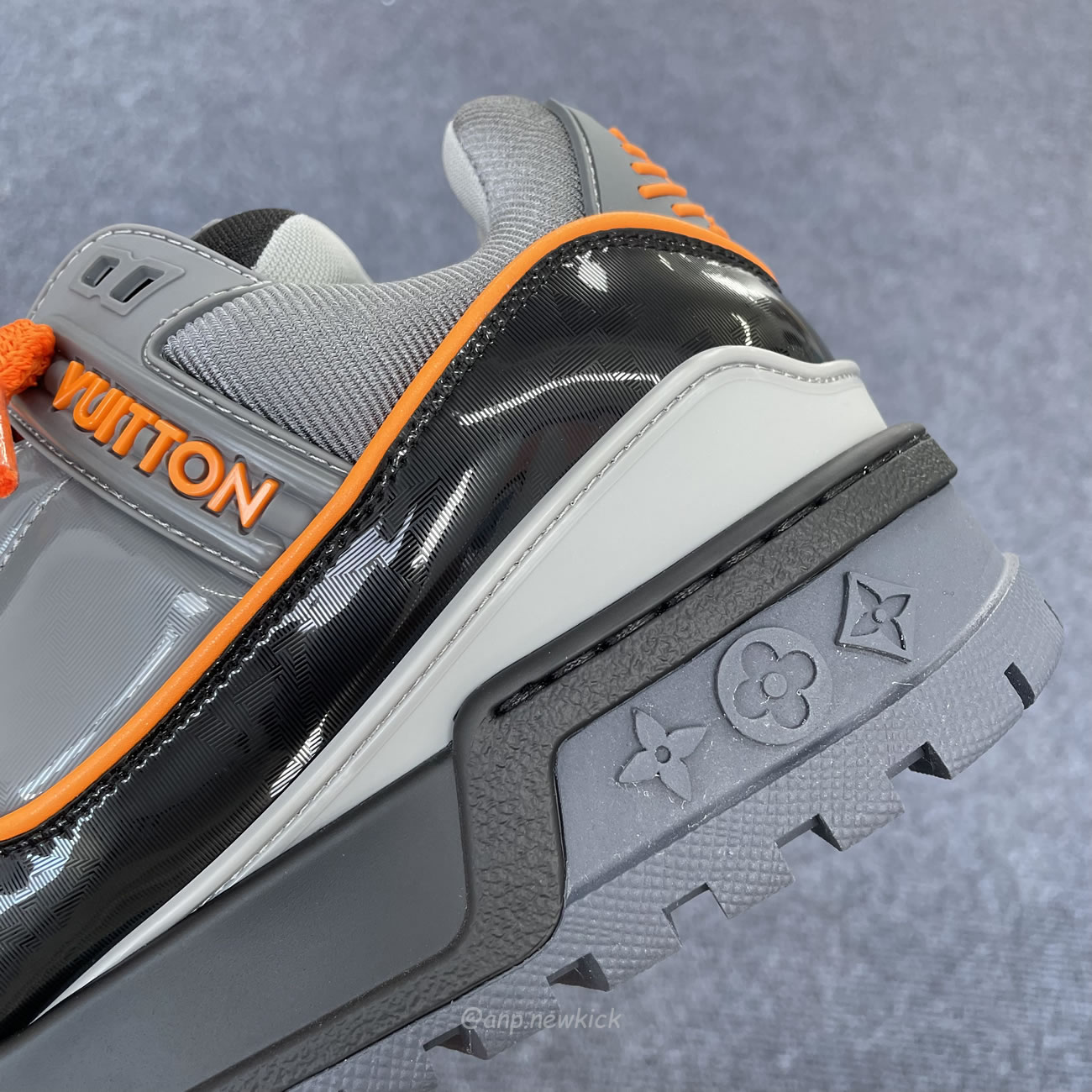 Louis Vuitton Lv Trainer Maxi Black Orange Monogram 1acf6i (6) - www.newkick.org