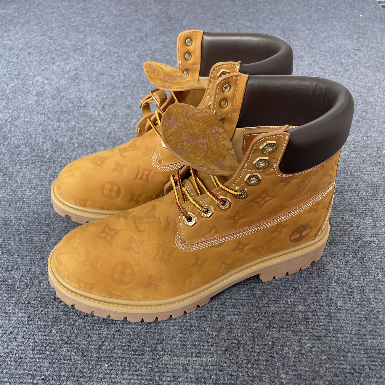 Louis Vuitton Timberland 6 Ankle Boot Wheat Monogram 1ad72x (16) - www.newkick.org