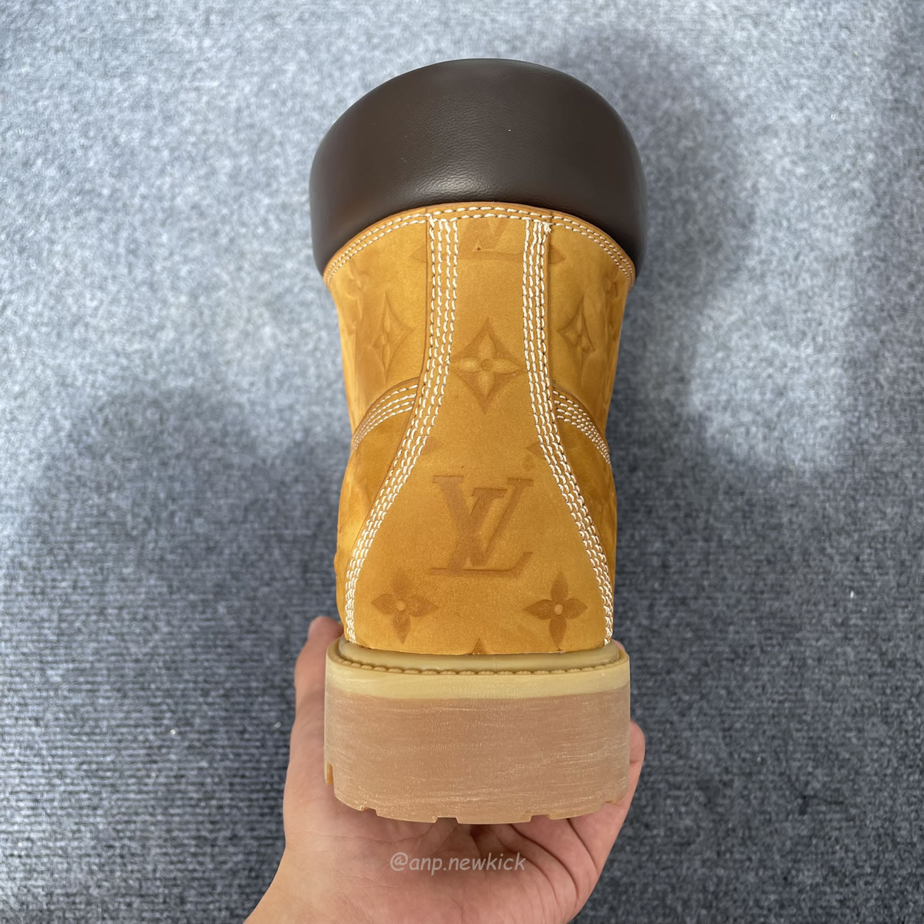 Louis Vuitton Timberland 6 Ankle Boot Wheat Monogram 1ad72x (18) - www.newkick.org